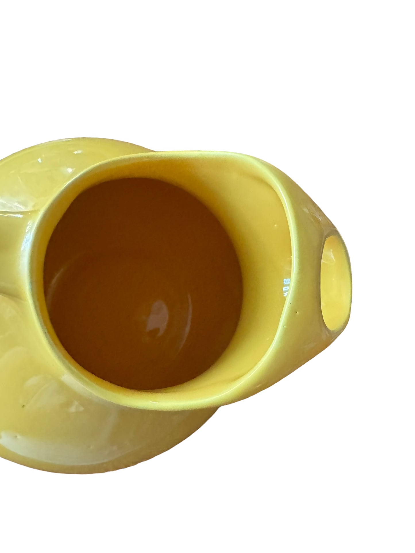 Fiesta Harlequin Ball Pitcher / Jug in Yellow