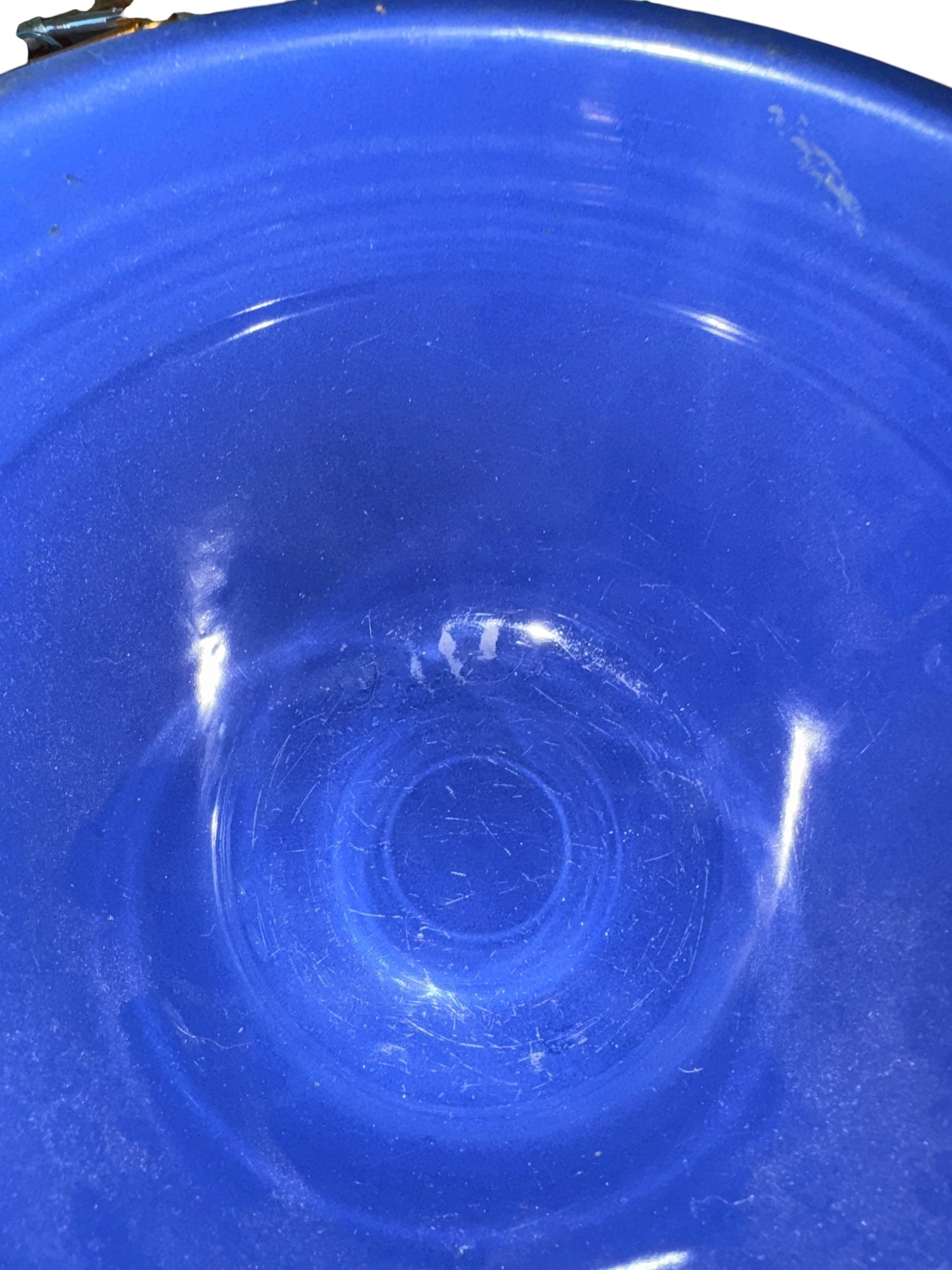 Vintage Fiesta Cobalt Mixing Nesting Bowl #4 NO CHIPS CRACKS