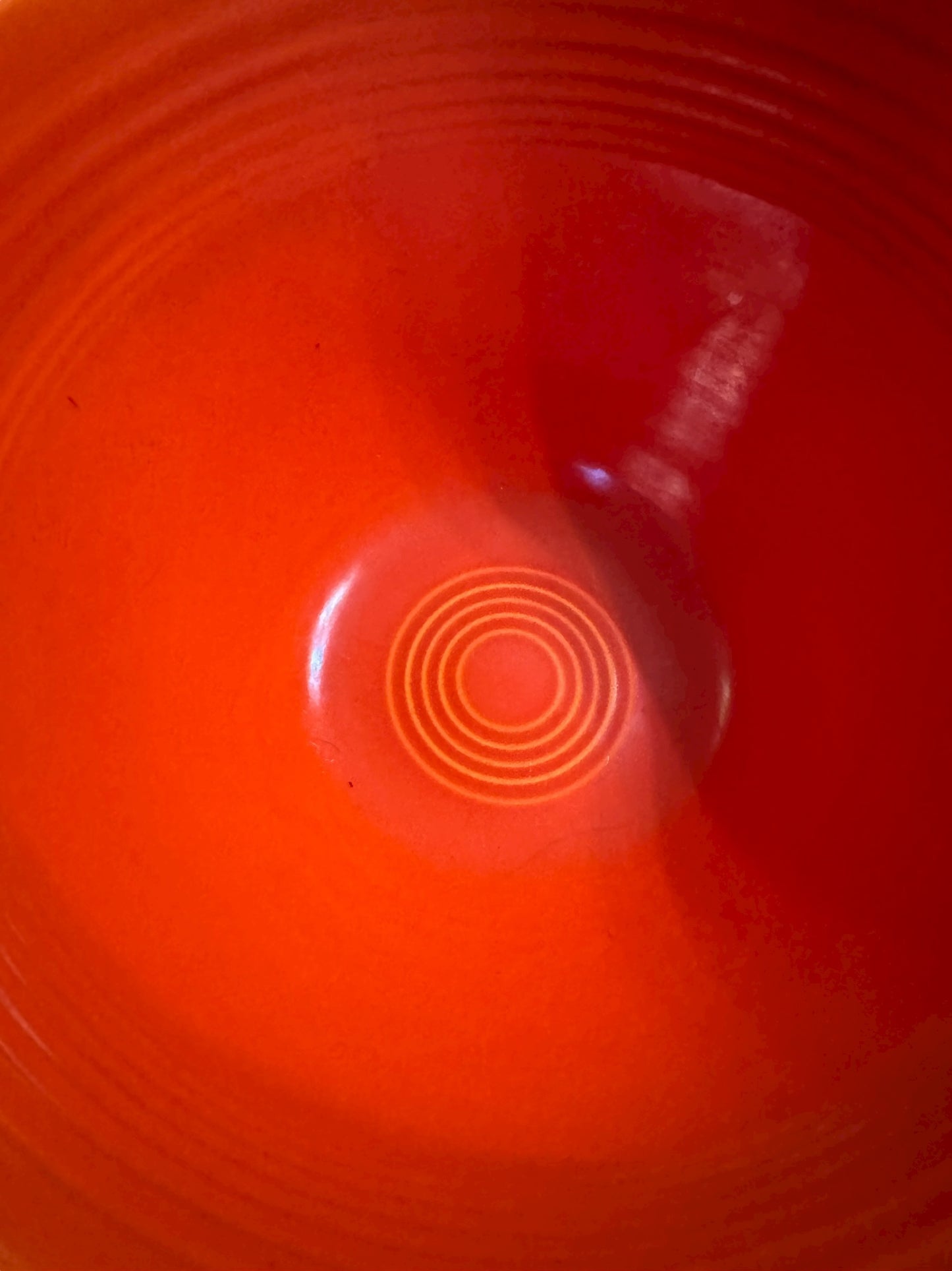 Vintage Fiesta Red Mixing Nesting Bowl #5 NO CHIPS CRACKS