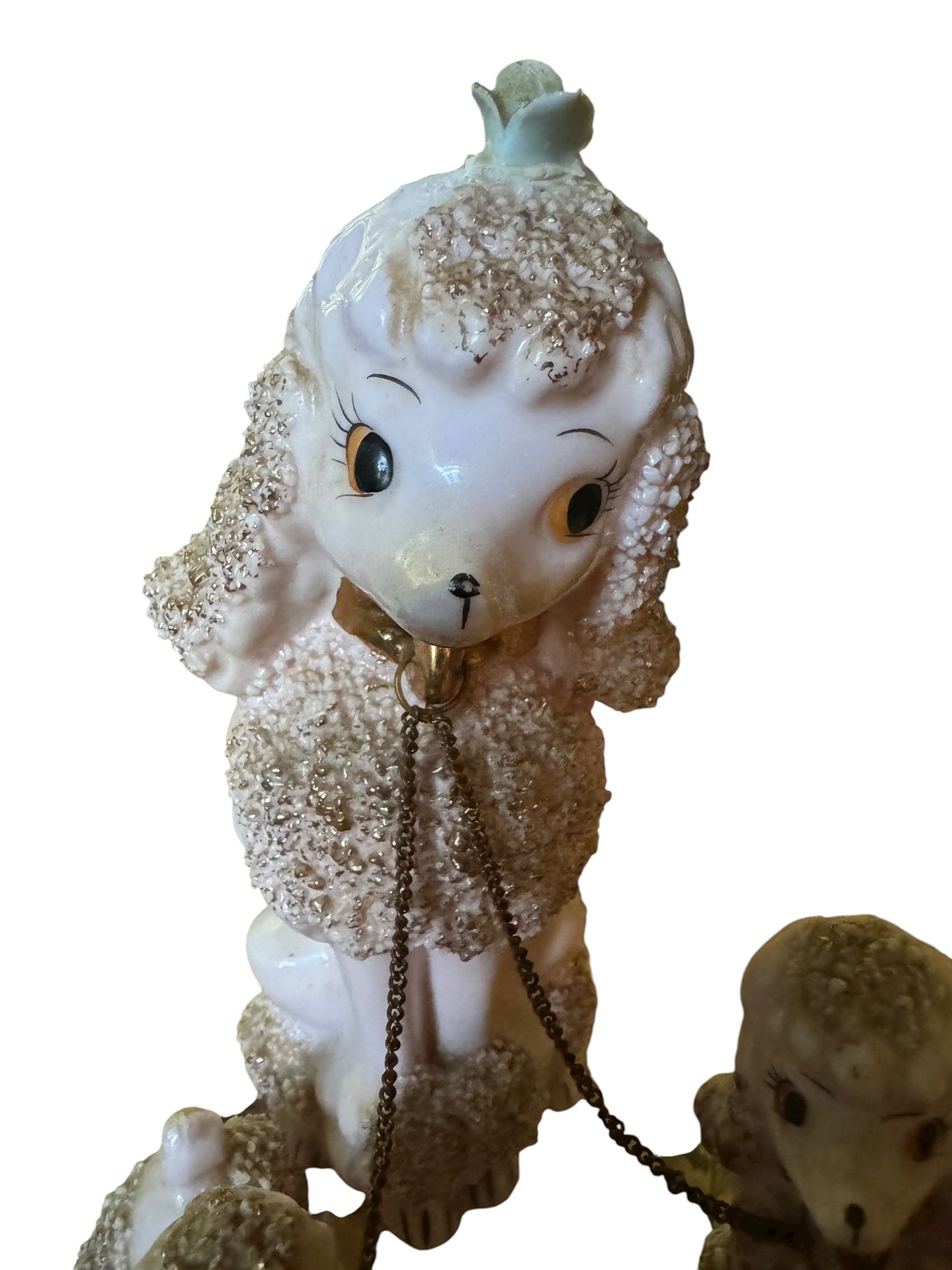 Vintage California Creations Pink Spaghetti Poodles W/ Chains 6’