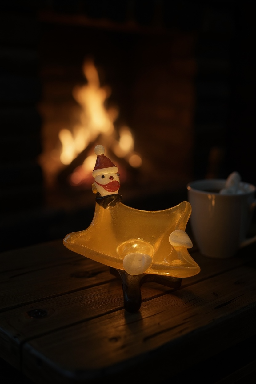 Vintage Murano Glass Clown Ashtray Hand Blown Italy