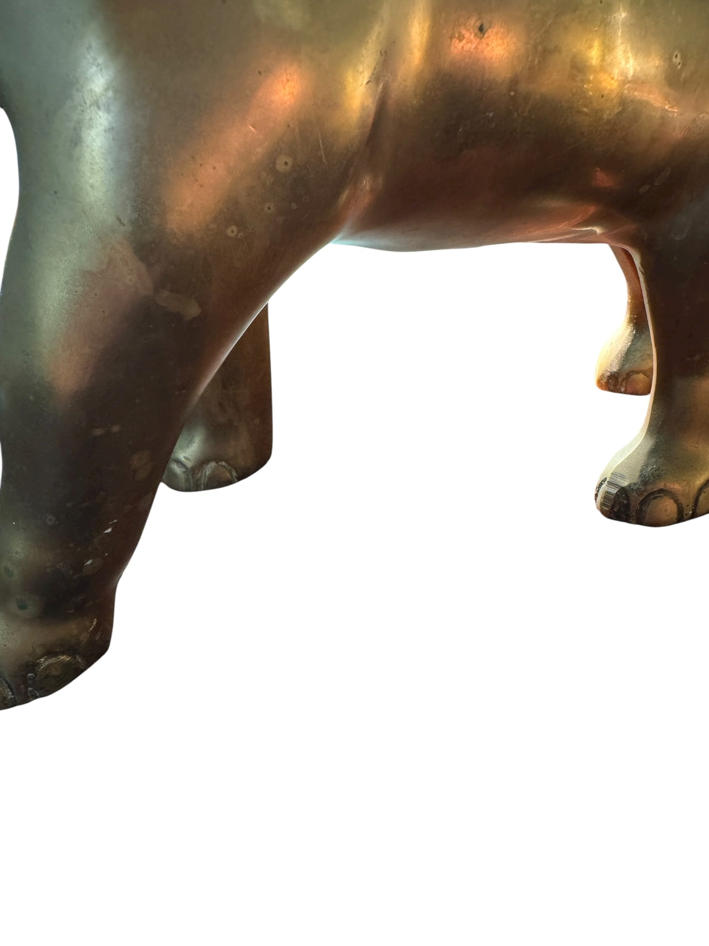 Vintage 15’ Large Brass Elephant