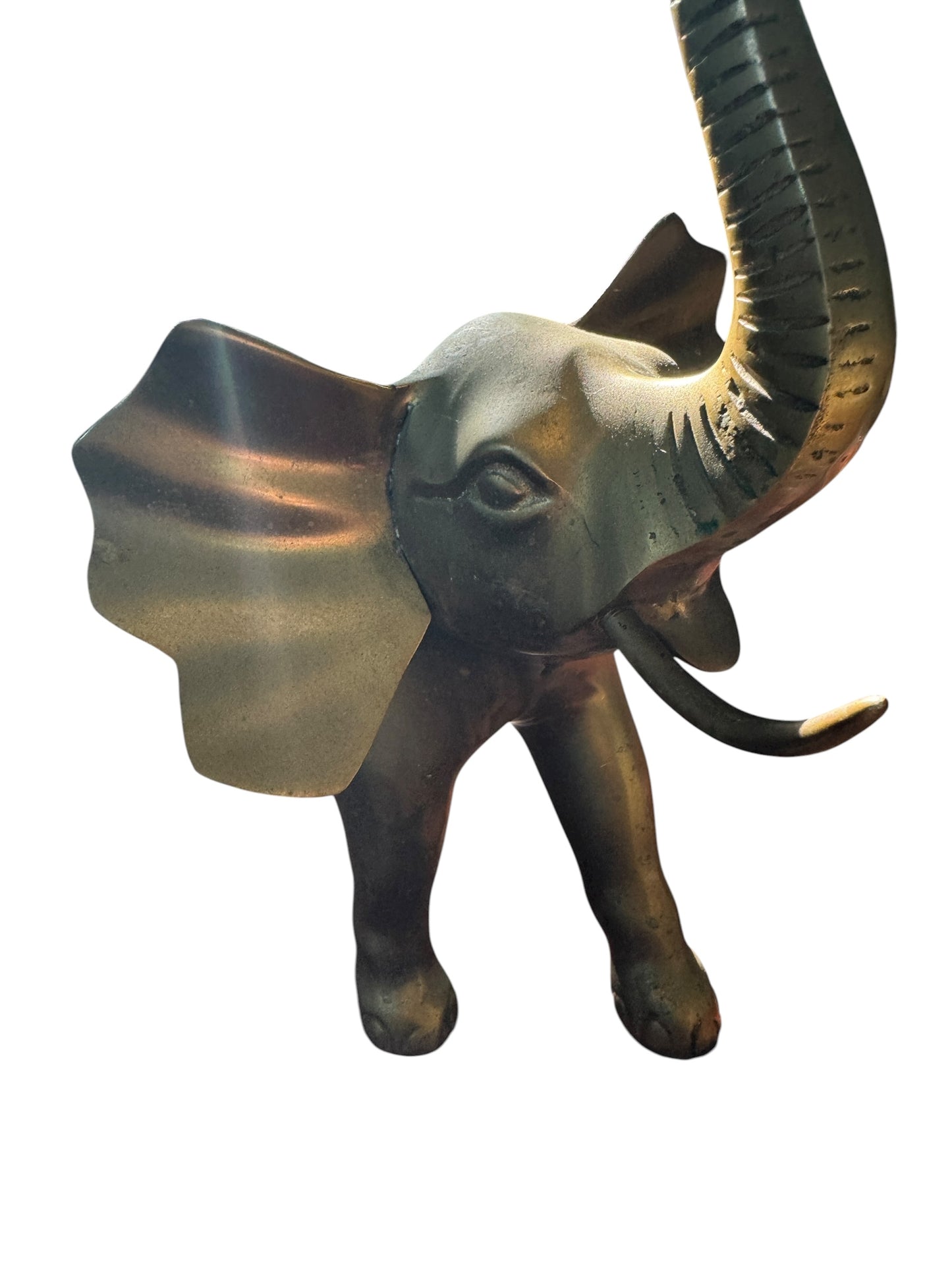 Vintage 15’ Large Brass Elephant
