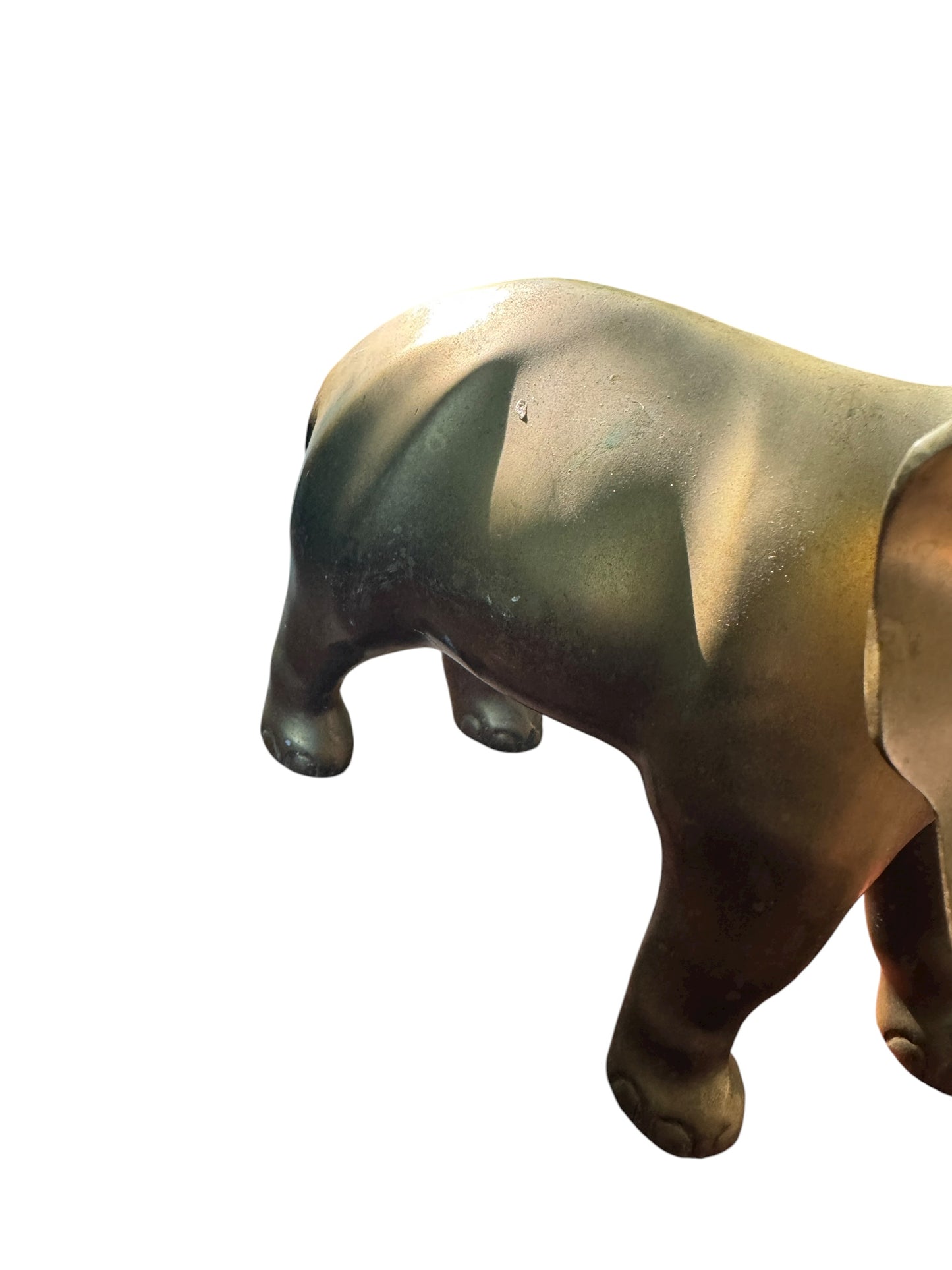 Vintage 15’ Large Brass Elephant