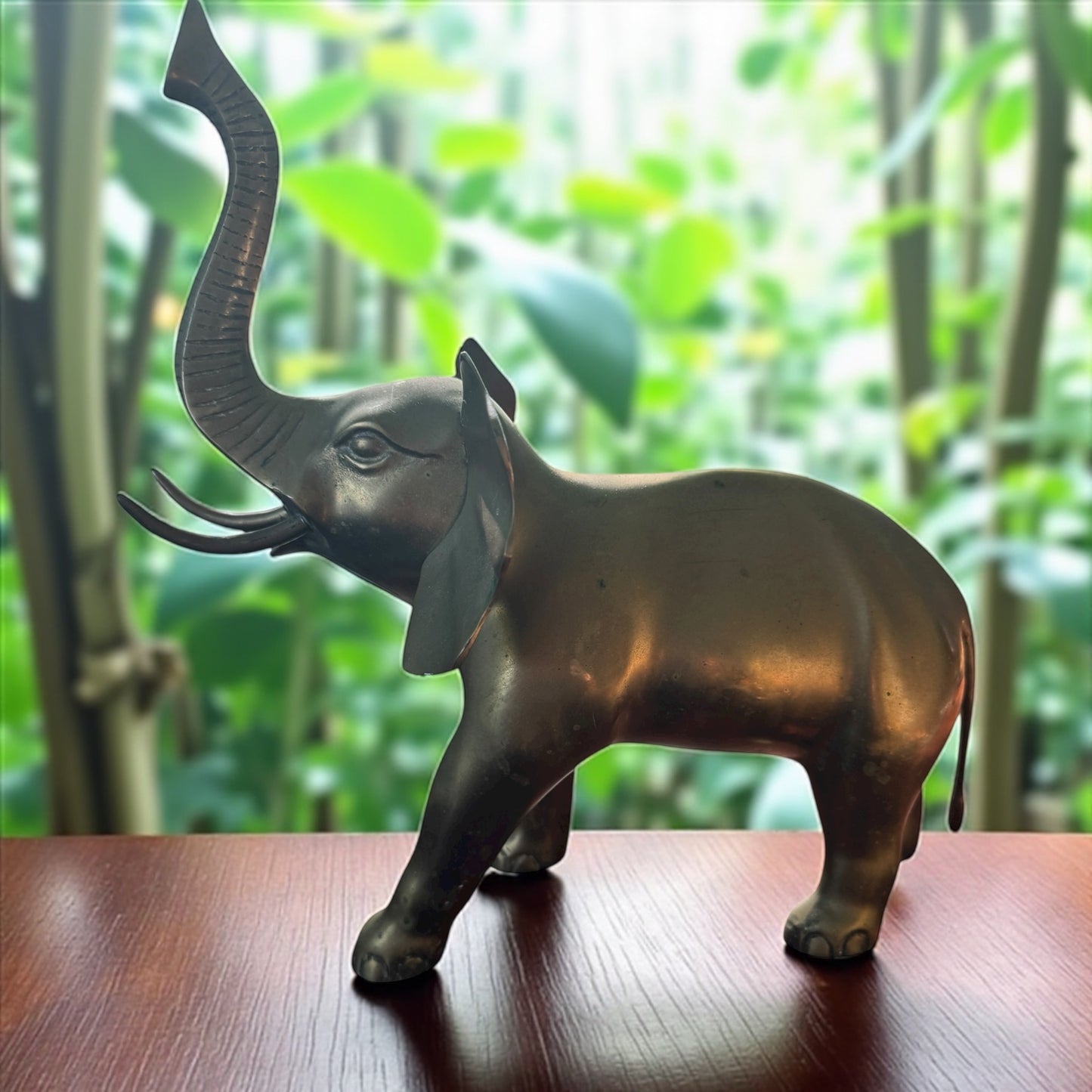 Vintage 15’ Large Brass Elephant