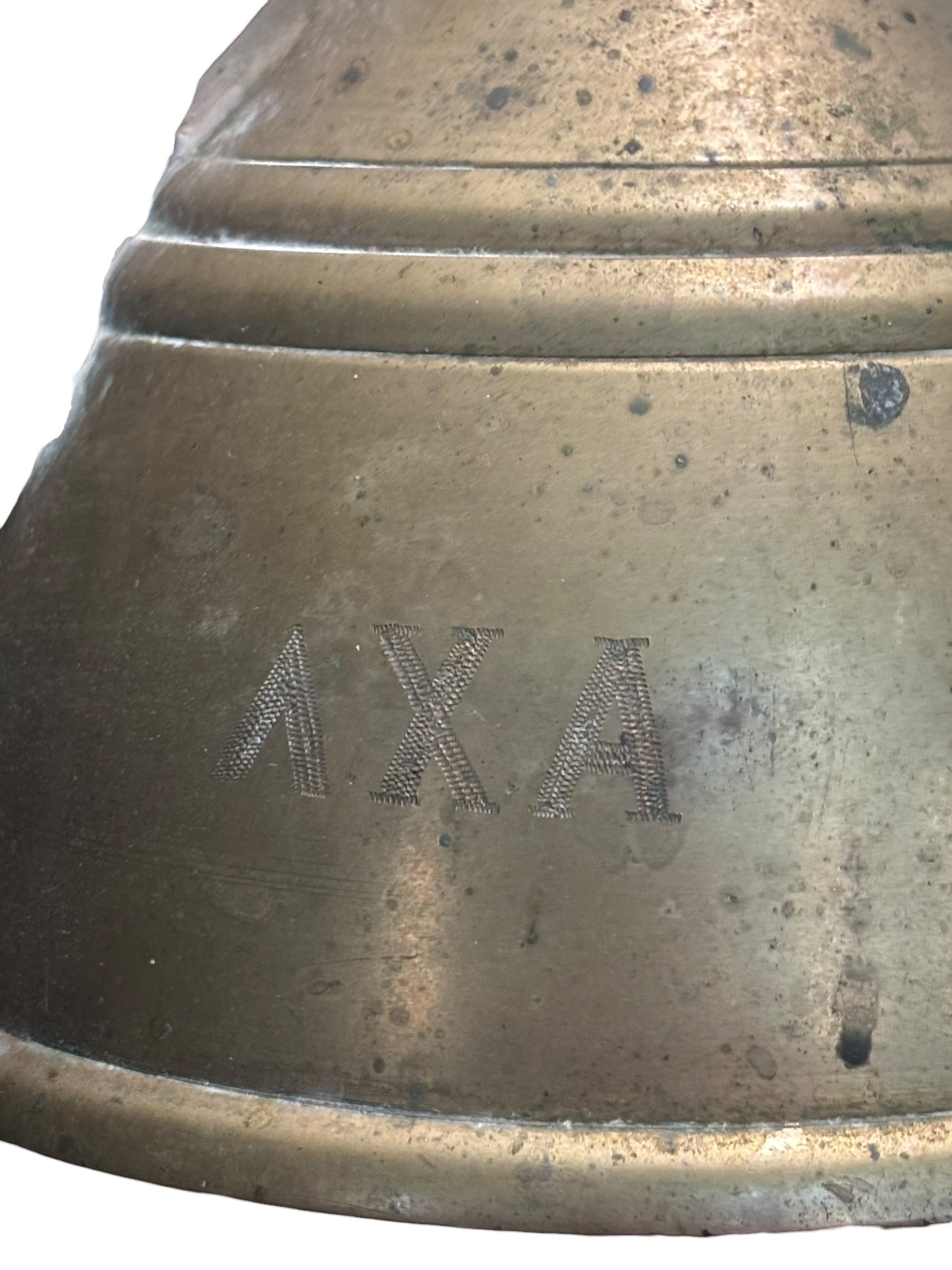 Antique Brass Arabic Turkish Dallah Coffee Pot W/ Etched Letters, Camel, & Palm Tree 24” tall