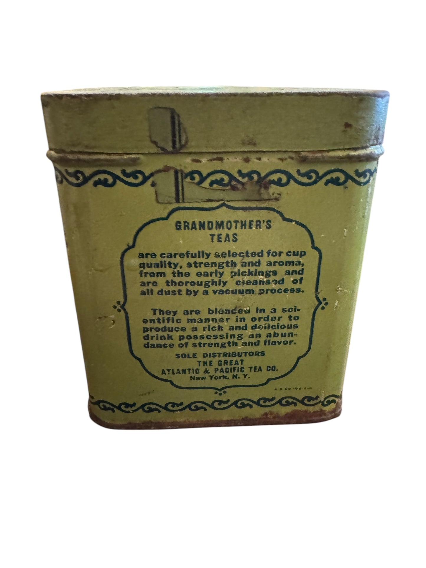Grandmother's Green Japan Tea One Half Pound Great New York NY