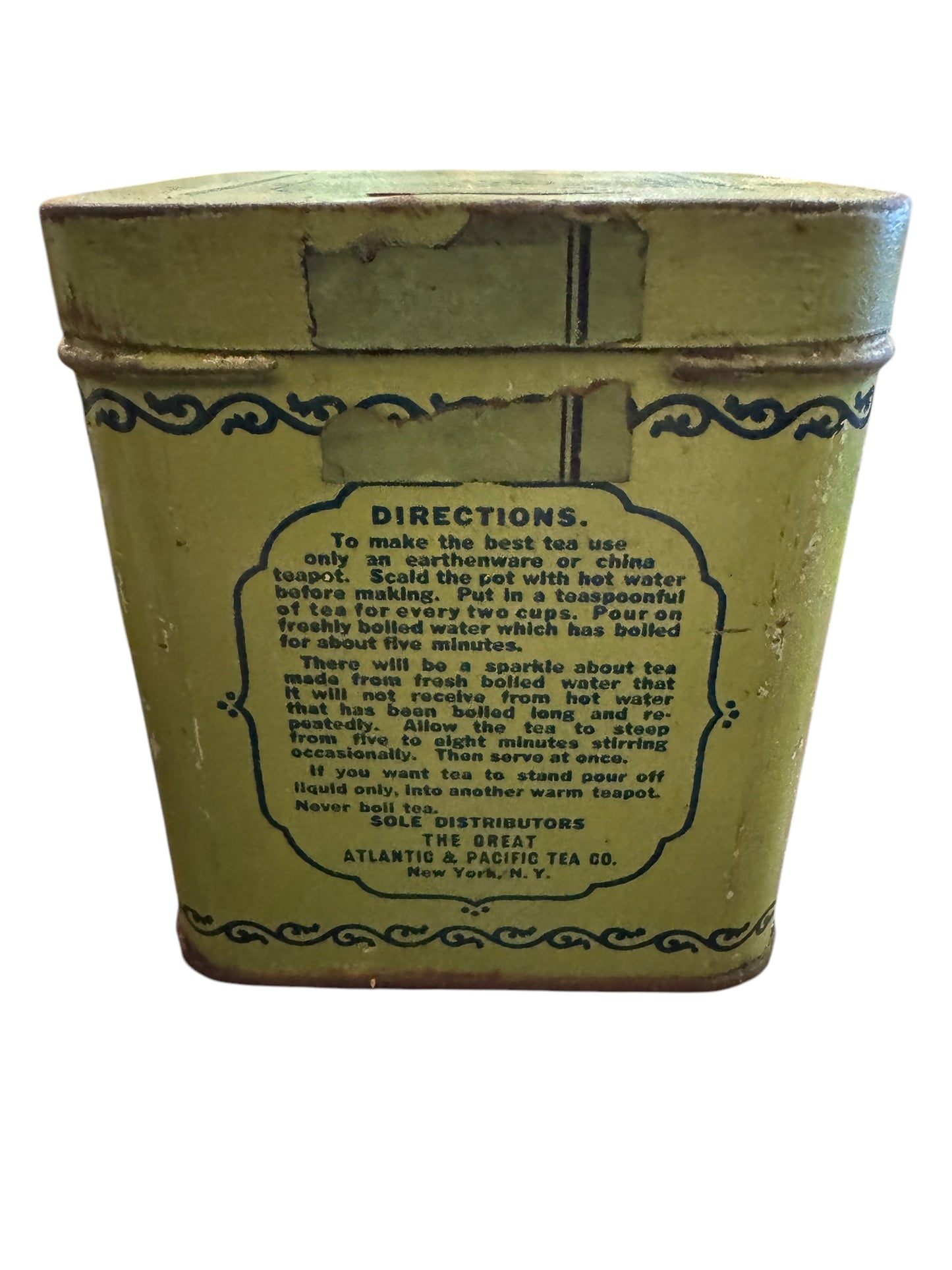 Grandmother's Green Japan Tea One Half Pound Great New York NY