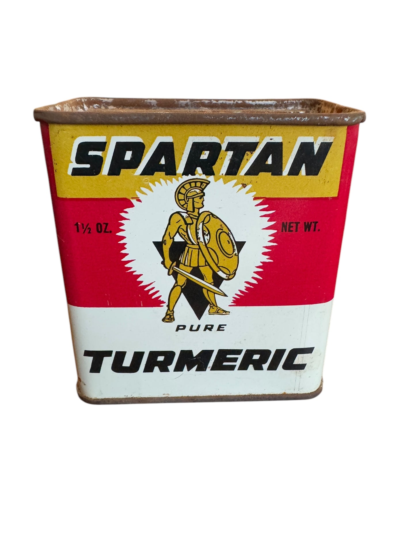 Vintage Spartan Turmeric 1 1/2 Oz Spice Tin Grand Rapids MI