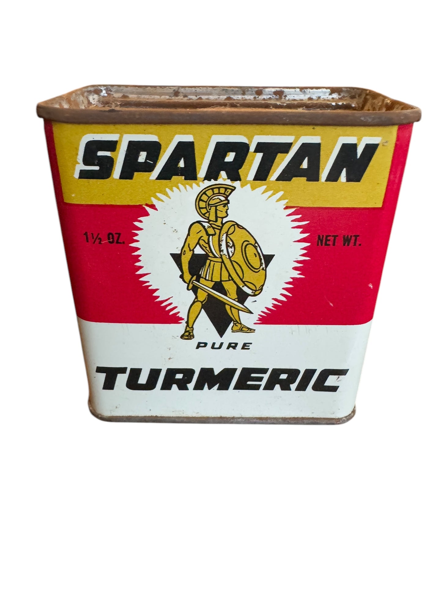 Vintage Spartan Turmeric 1 1/2 Oz Spice Tin Grand Rapids MI