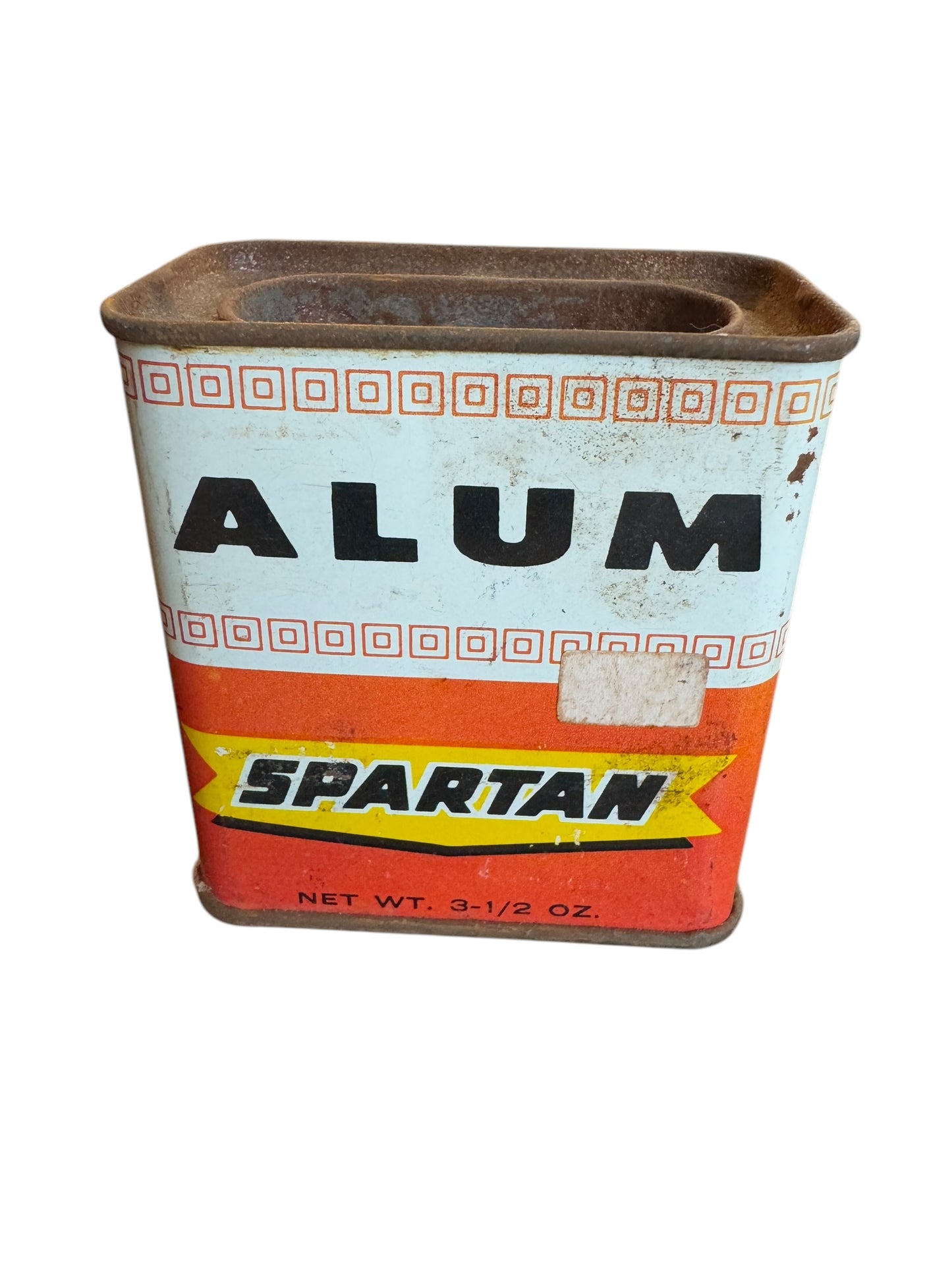Vintage Spartan Alum 3 1/2 Oz Spice Tin Grand Rapids MI