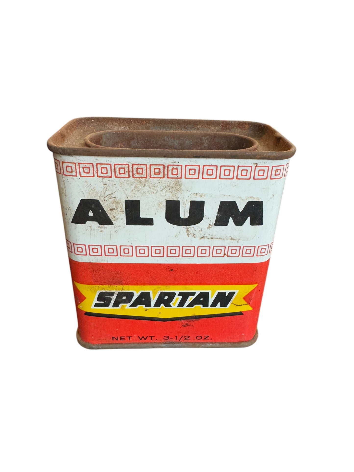 Vintage Spartan Alum 3 1/2 Oz Spice Tin Grand Rapids MI