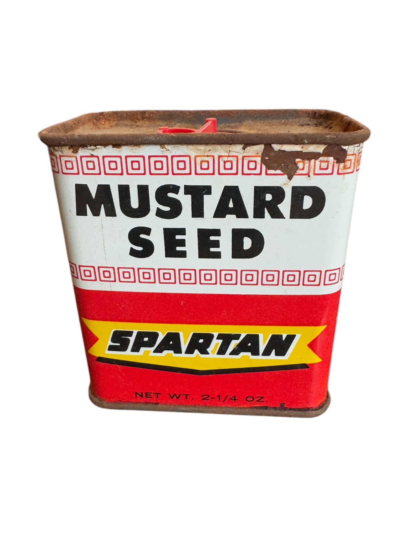 Vintage Spartan Mustard Seed 2 1/4 Oz Spice Tin Grand Rapids MI