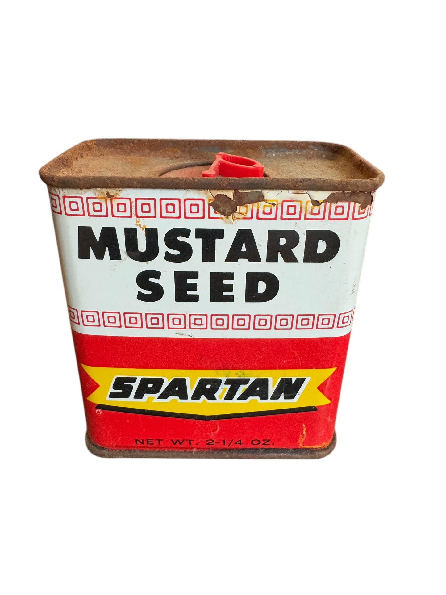 Vintage Spartan Mustard Seed 2 1/4 Oz Spice Tin Grand Rapids MI