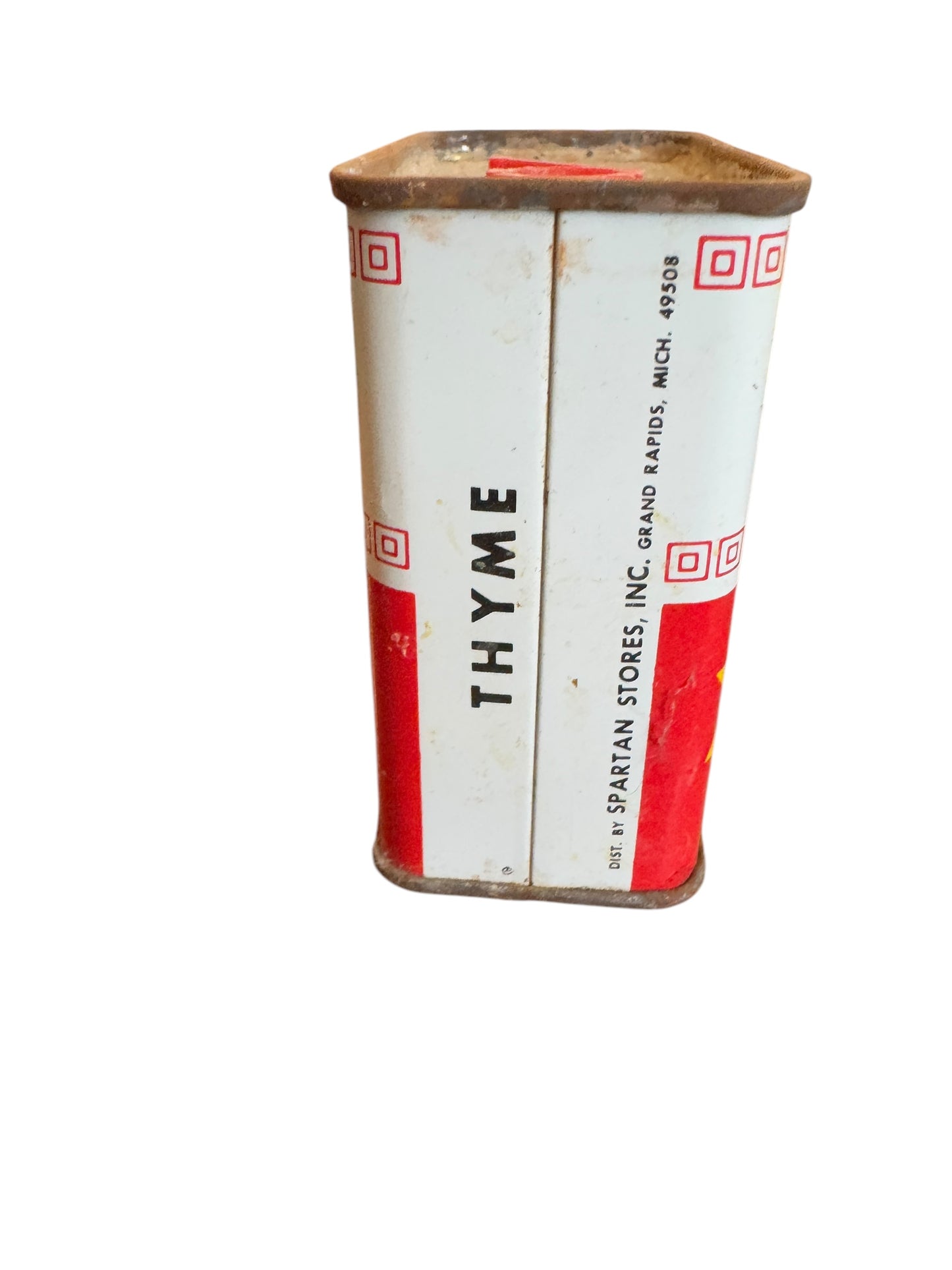 Vintage Spartan Thyme 1 Oz Spice Tin Grand Rapids MI
