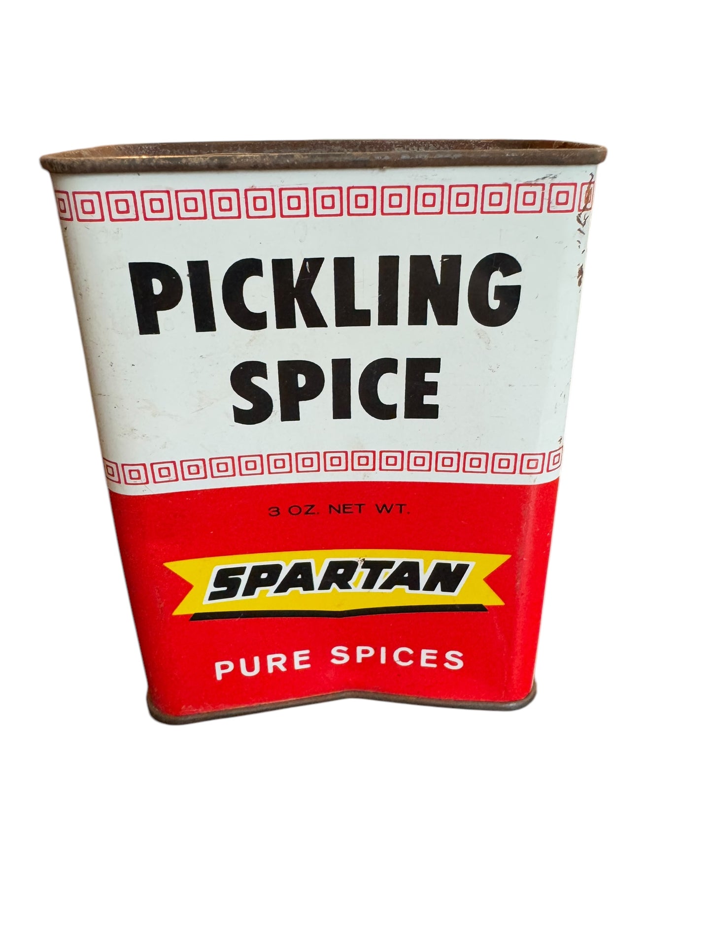 Vintage Large Spartan Pickling Spice 3 Oz Spice Tin Grand Rapids Michigan