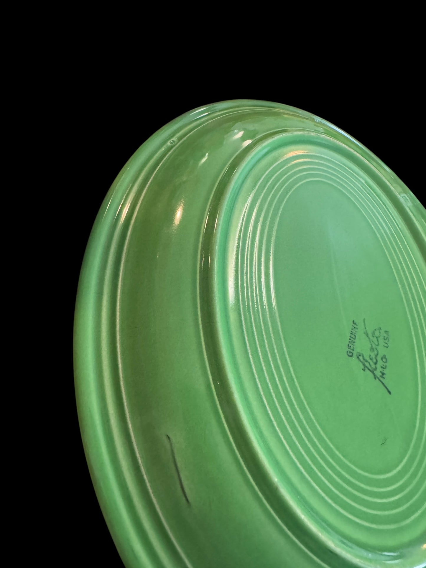 RARE Vintage Fiesta Actual Medium Green Platter