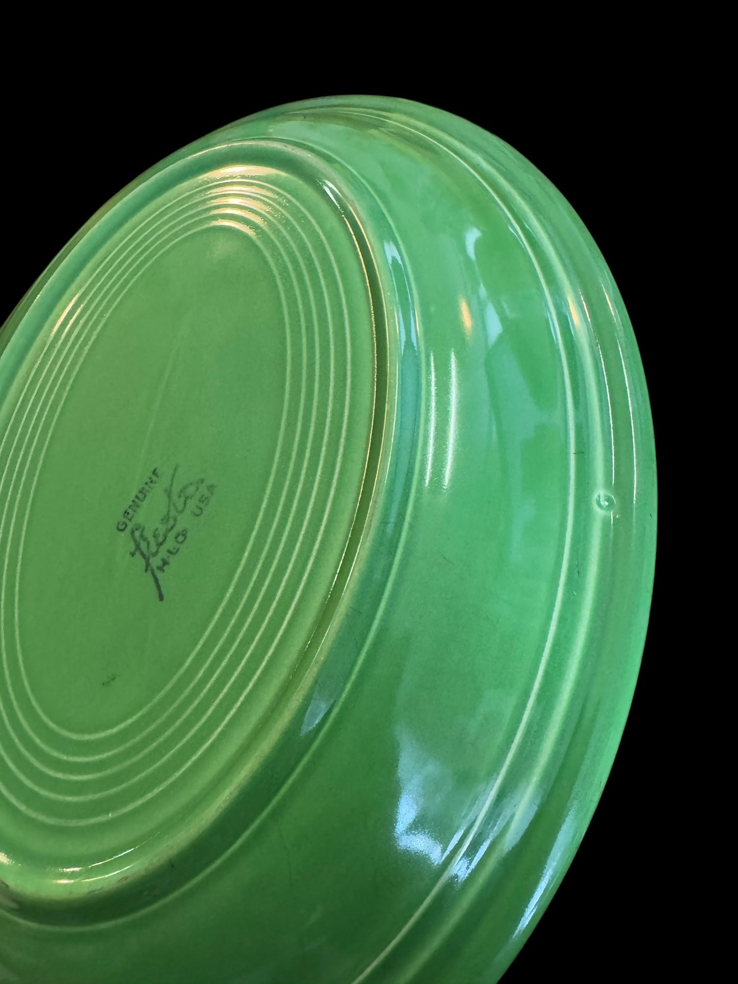 RARE Vintage Fiesta Actual Medium Green Platter