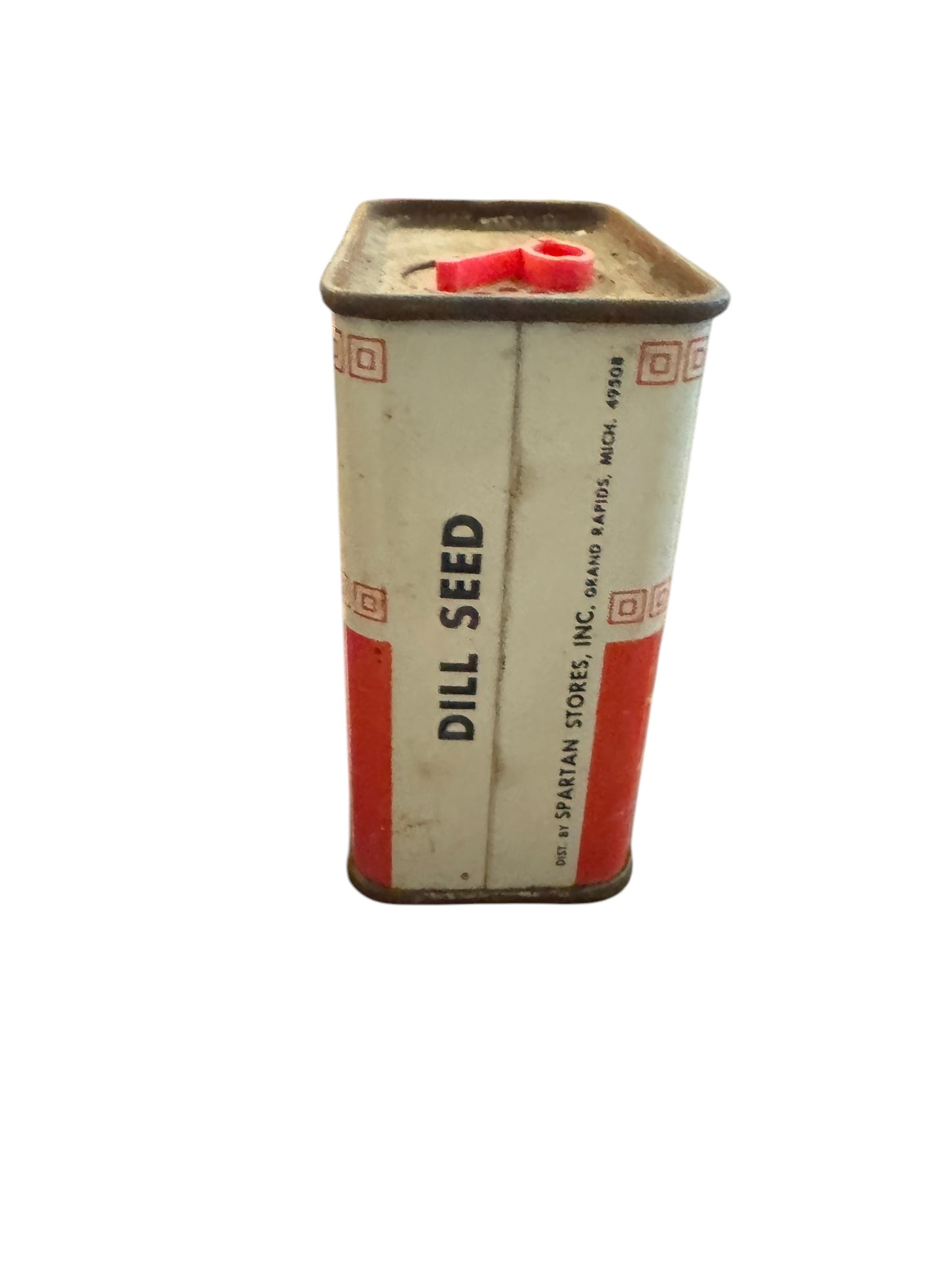 Vintage Spartan Dill Seed 1 3/8 Oz Spice Tin Grand Rapids Michigan