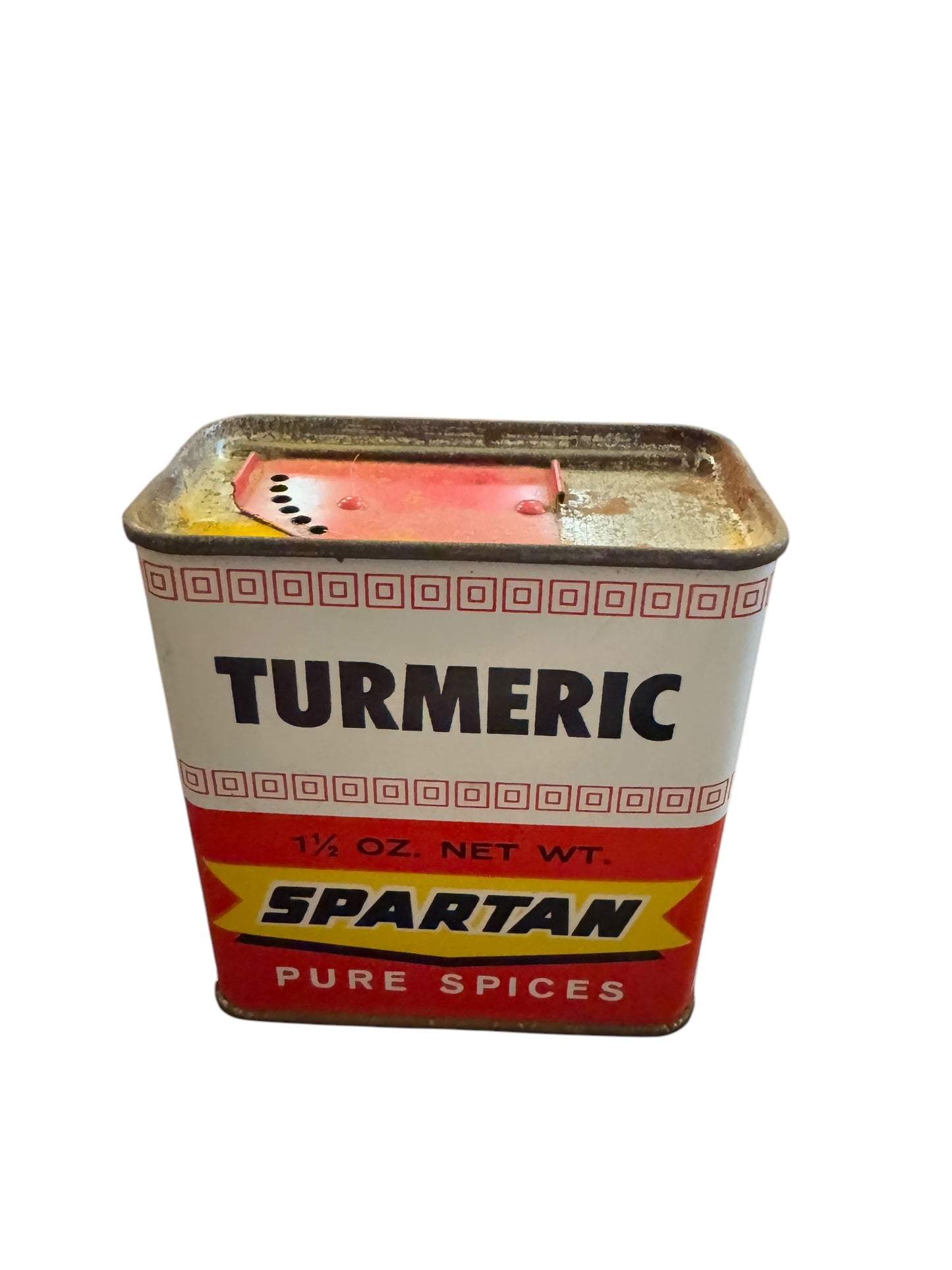 Vintage Spartan Turmeric 1 1/2 Oz Spice Tin Grand Rapids Michigan