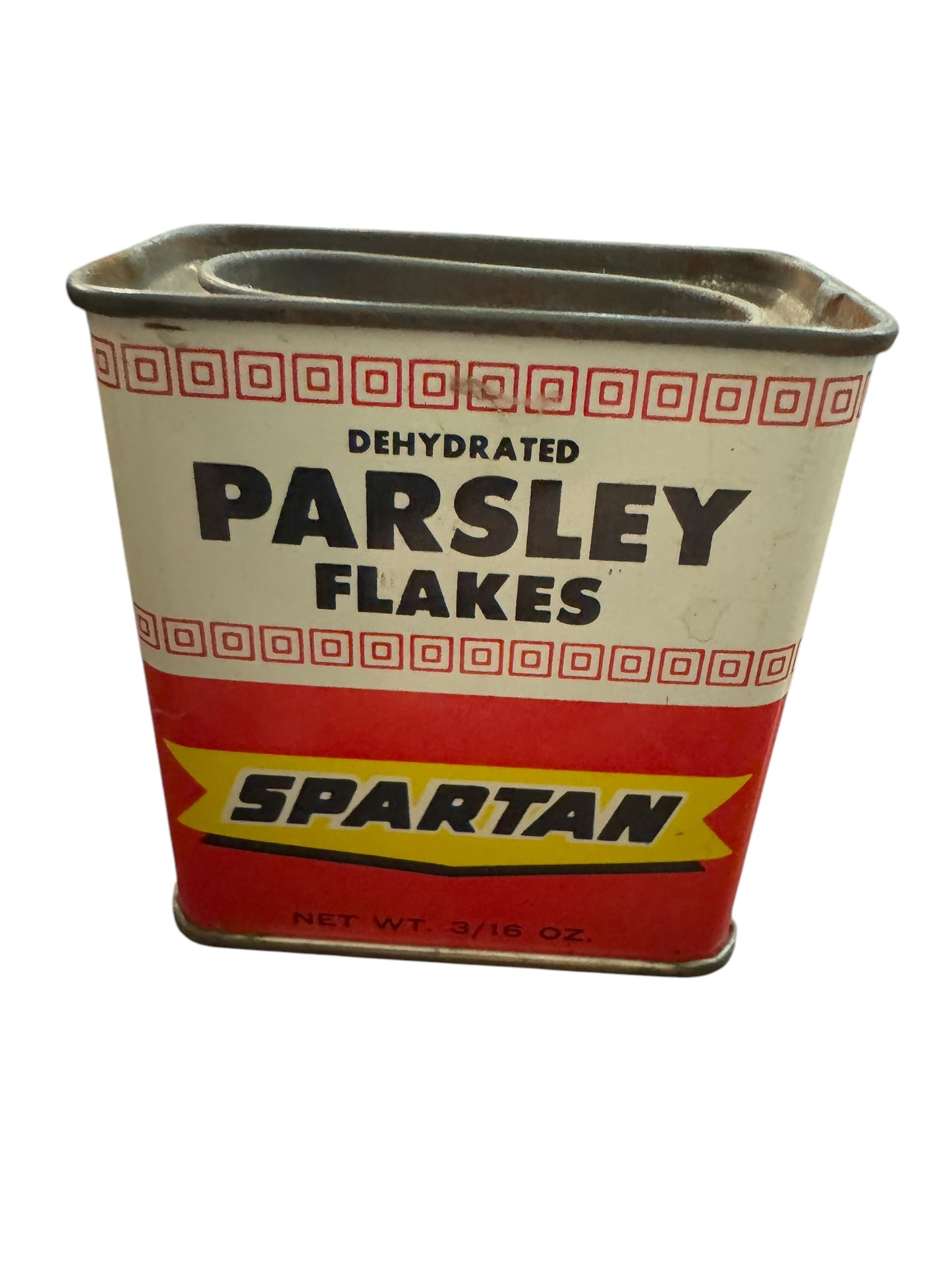 Vintage Spartan Parsley Flakes 3/16 Oz Spice Tin Grand Rapids Michigan