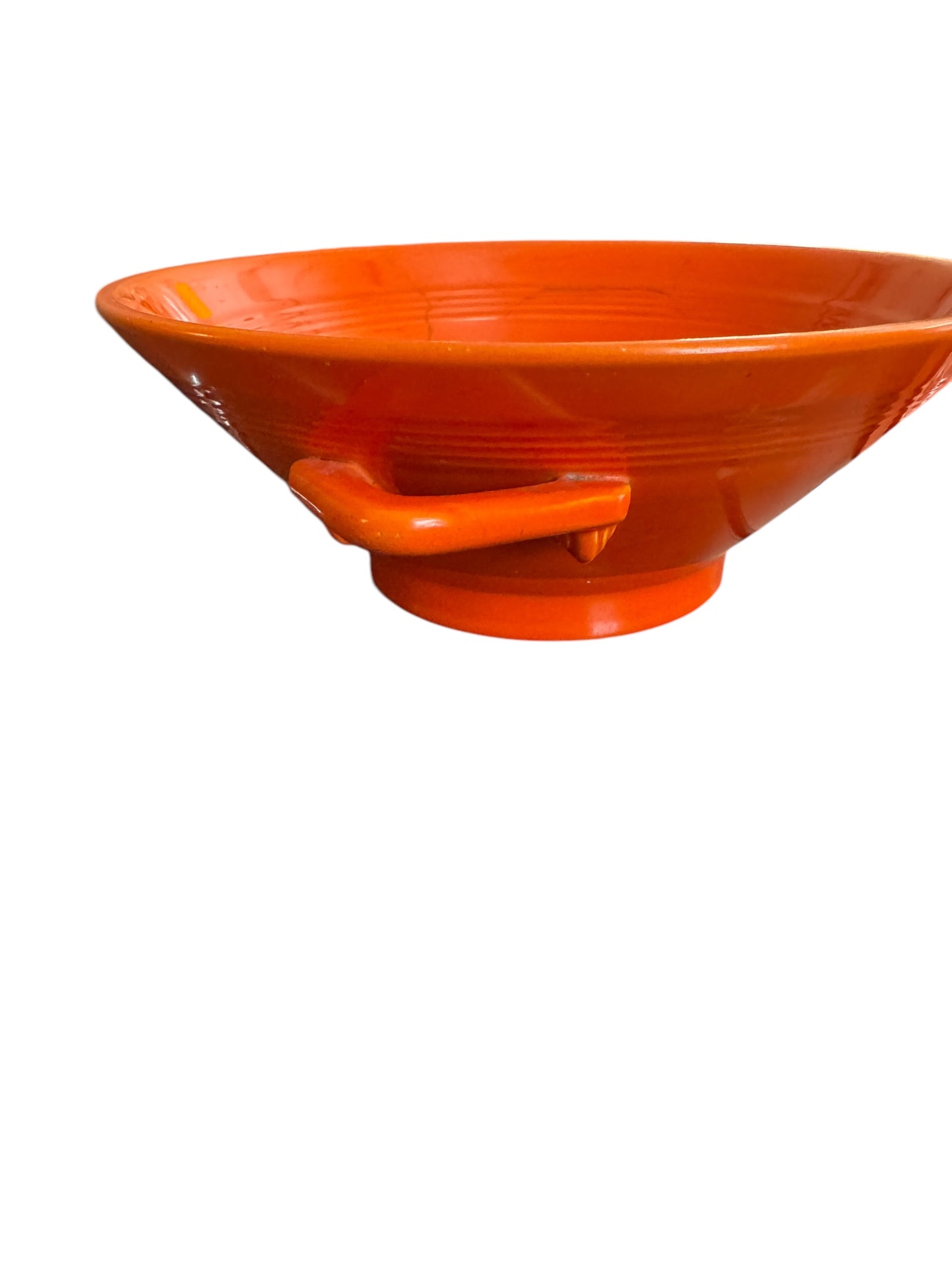 Vintage Fiesta Harlequin Large Red Casserole - Beautiful Condition