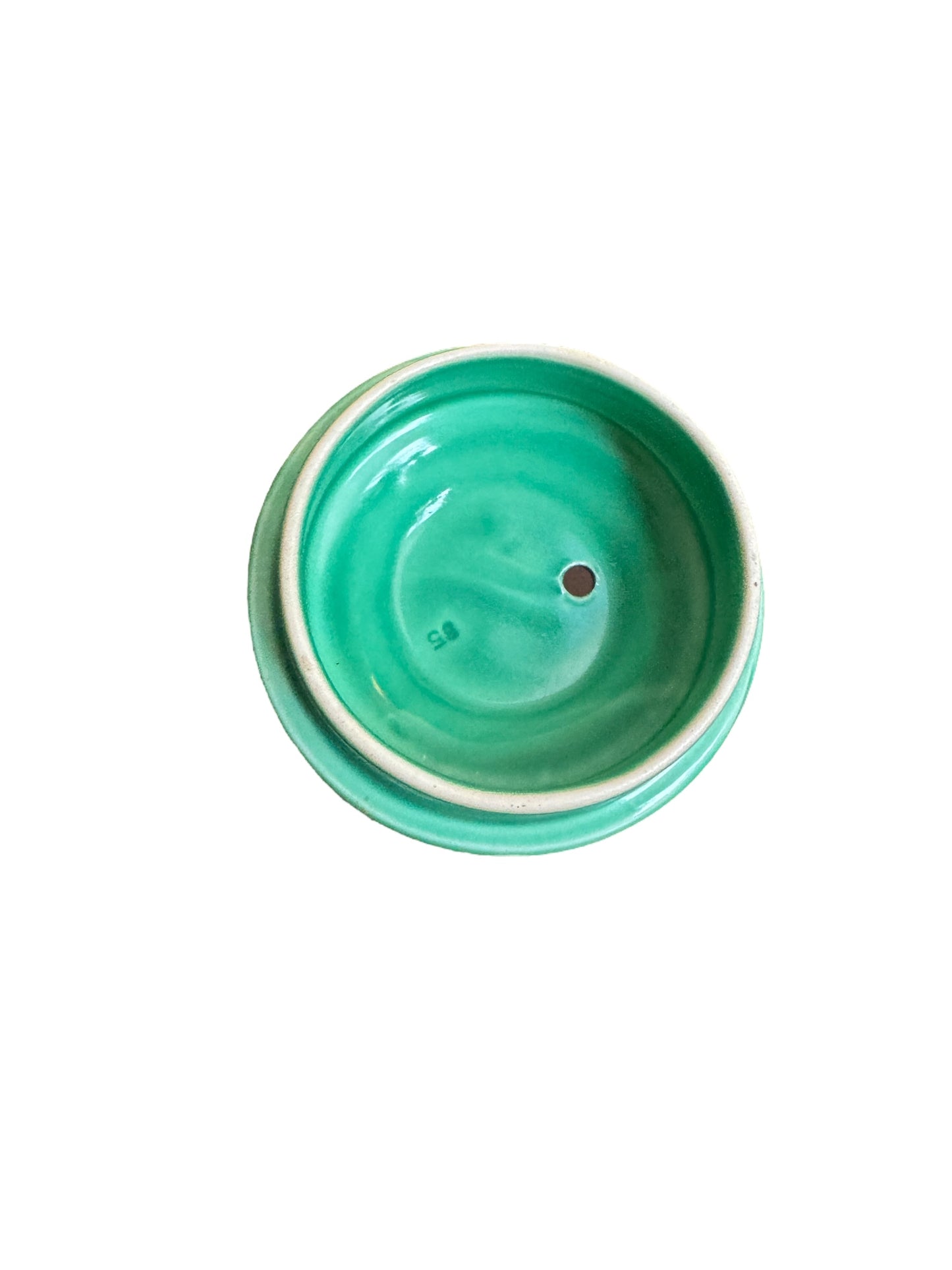 Vintage Fiesta Harlequin Teapot in Green