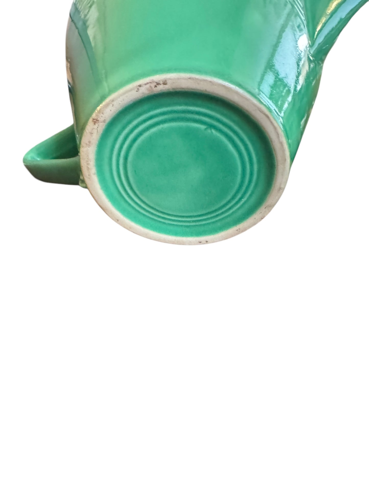 Vintage Fiesta Harlequin Teapot in Green