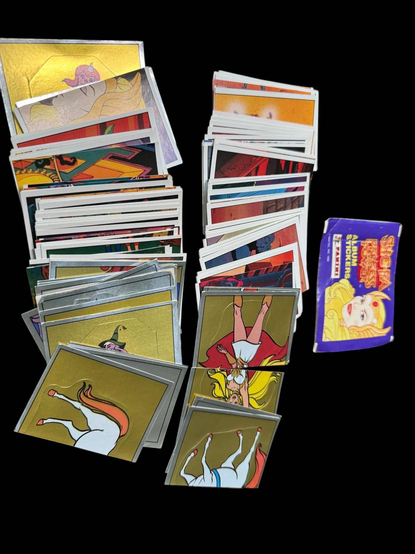 Vintage She Ra Panini Sticker Album Stickers NO DOUBLES Lot of 161