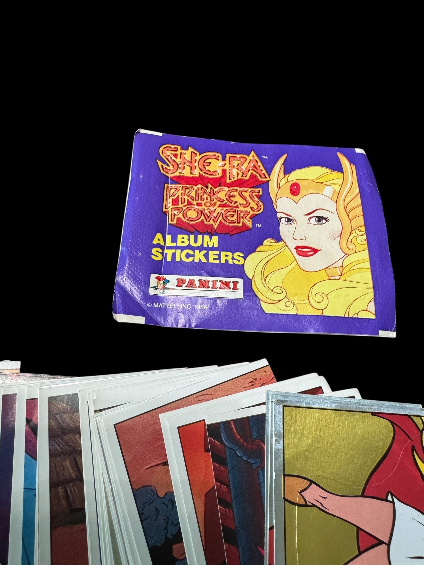 Vintage She Ra Panini Sticker Album Stickers NO DOUBLES Lot of 161