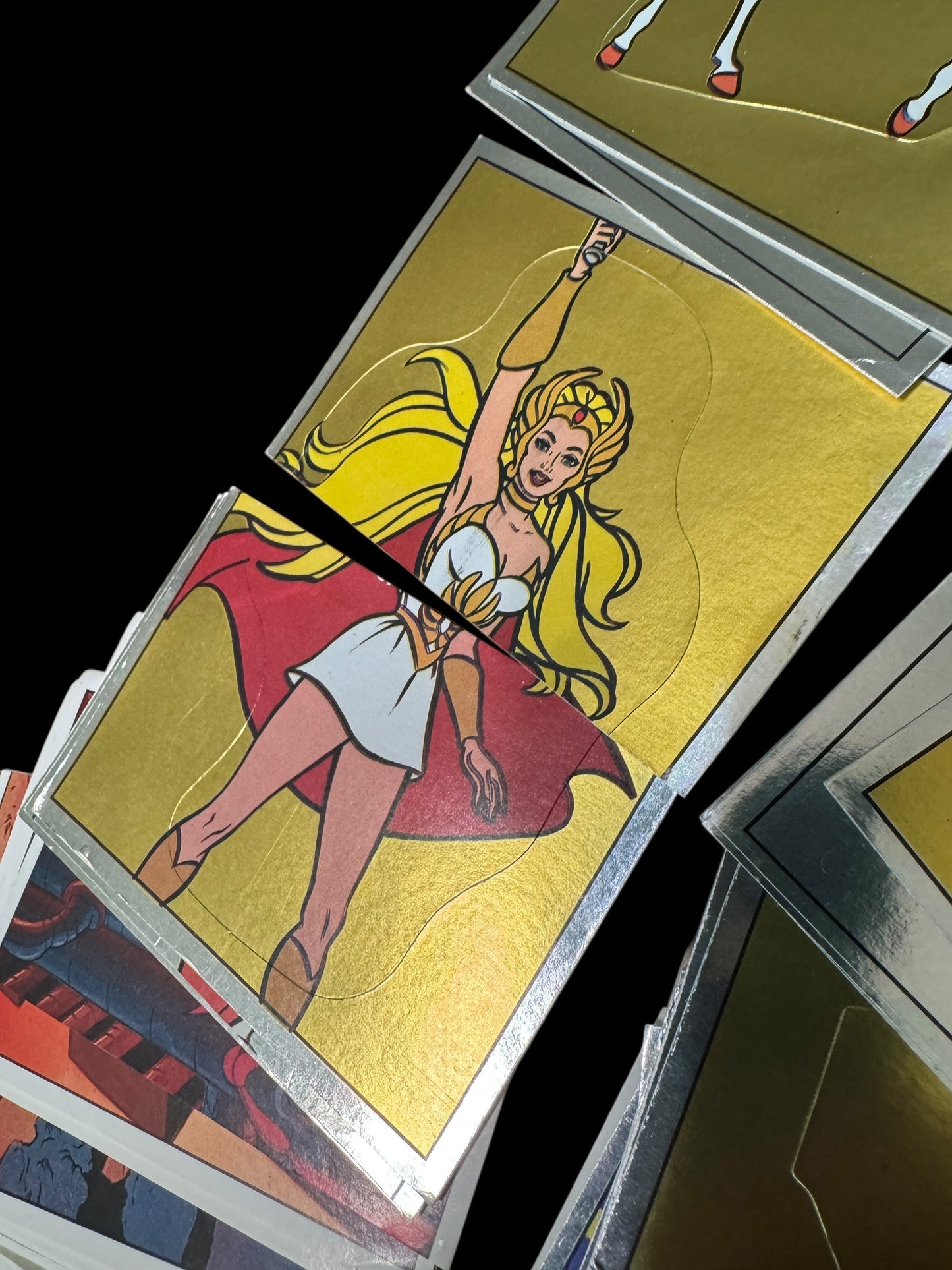 Vintage She Ra Panini Sticker Album Stickers NO DOUBLES Lot of 161