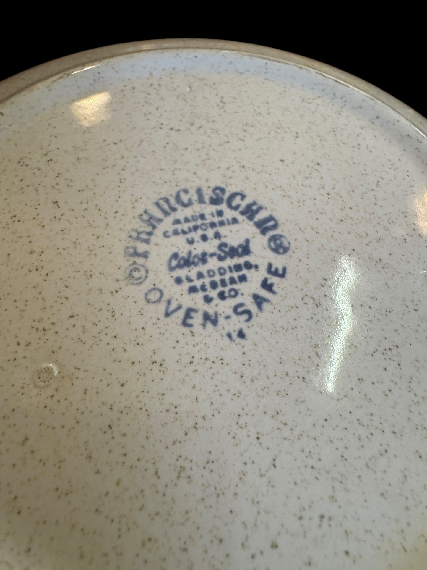 Franciscan Atomic Starburst 8" Divided Serving Bowl Mid Century Modern