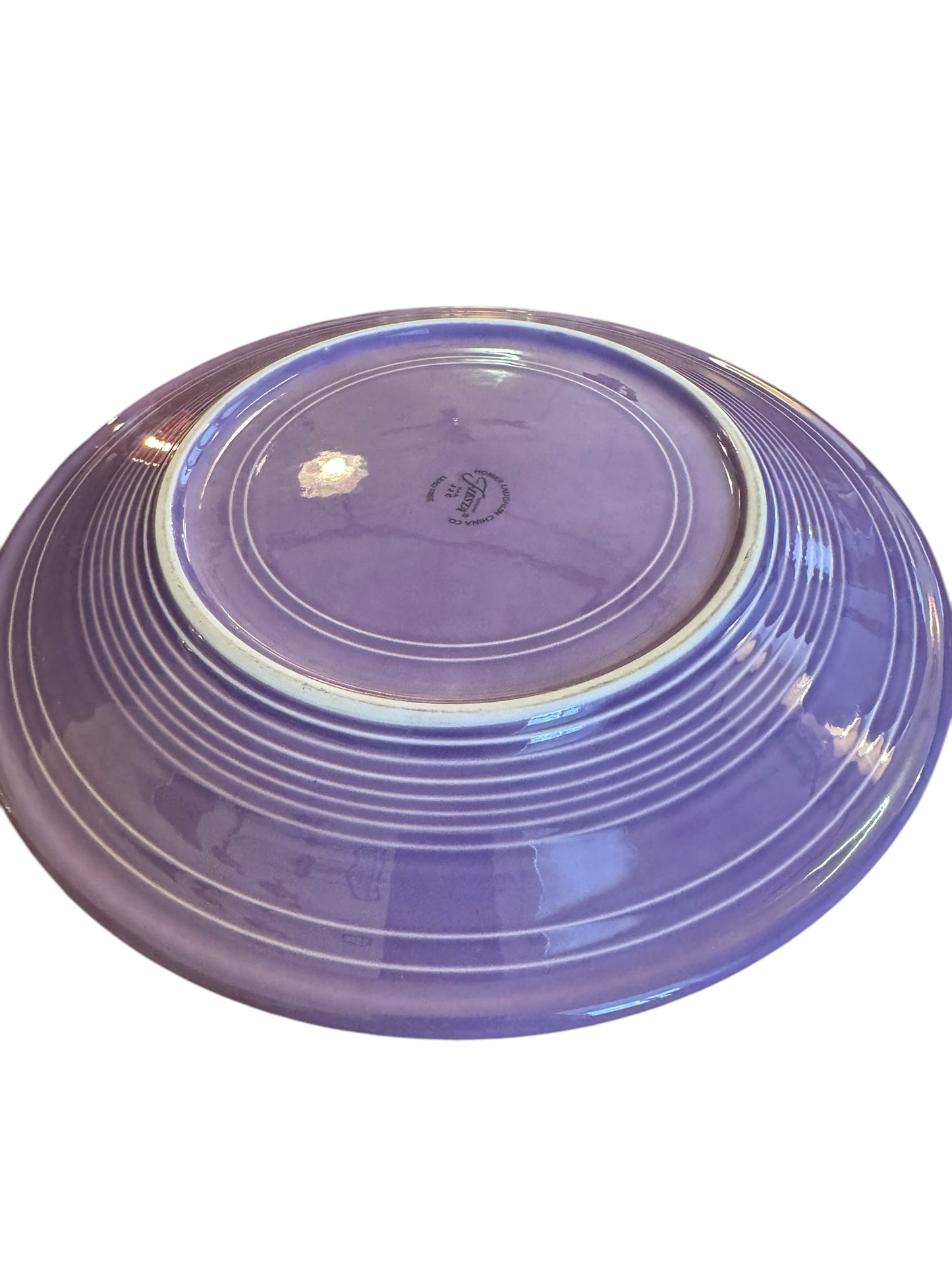 Fiesta Lilac Charger / Chop Plate 12" Beautiful Even Glaze
