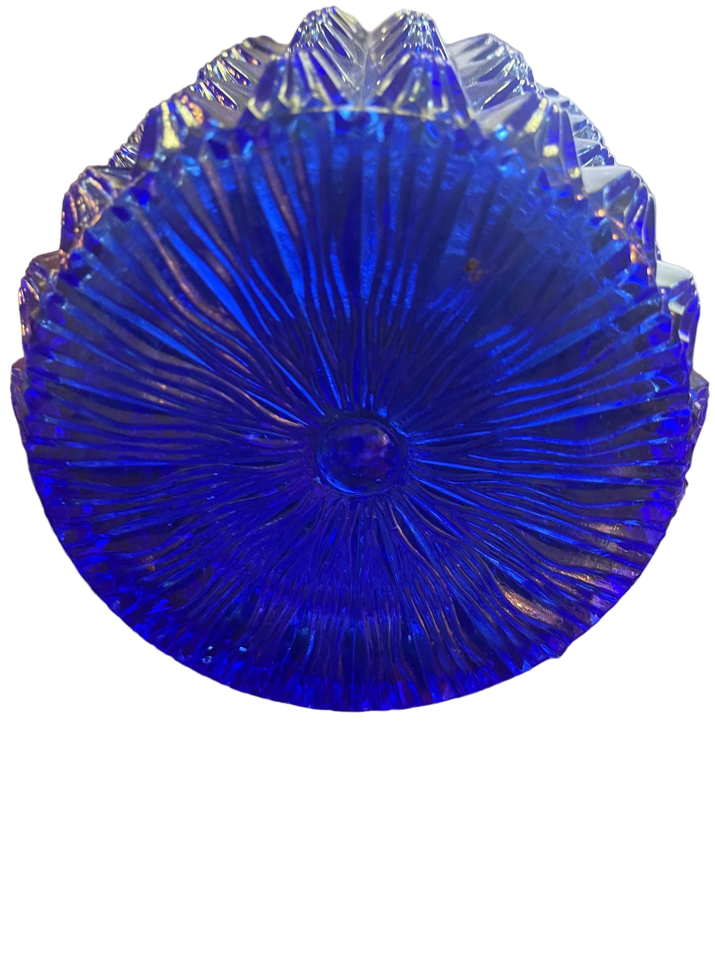 Vintage Cobalt Decanter in Very Rich Beautiful Blue