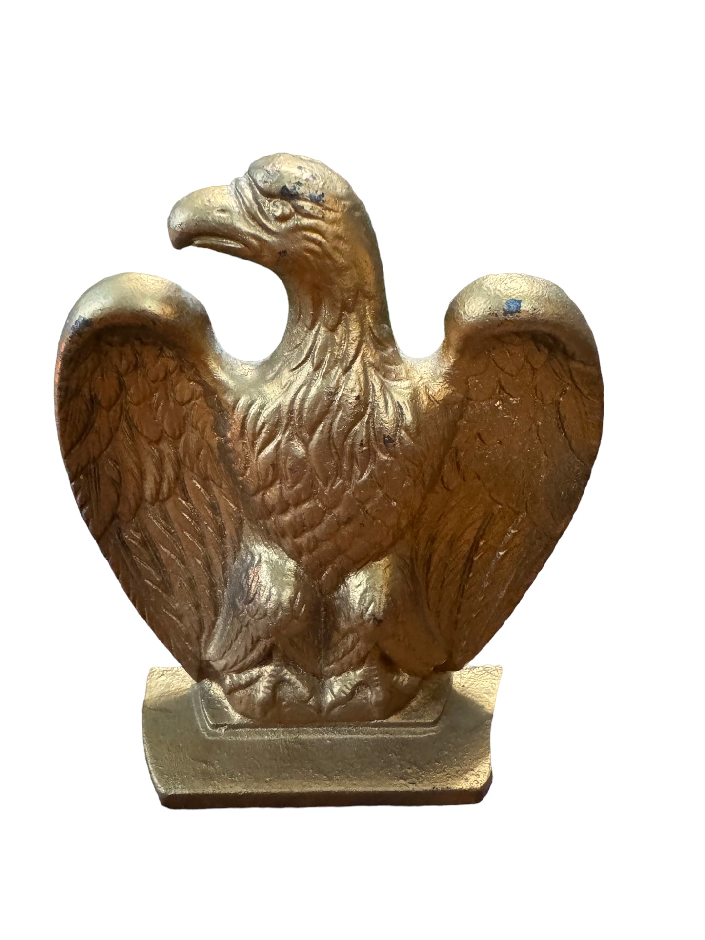 Antique Bookends in Gold color - Very Heavy