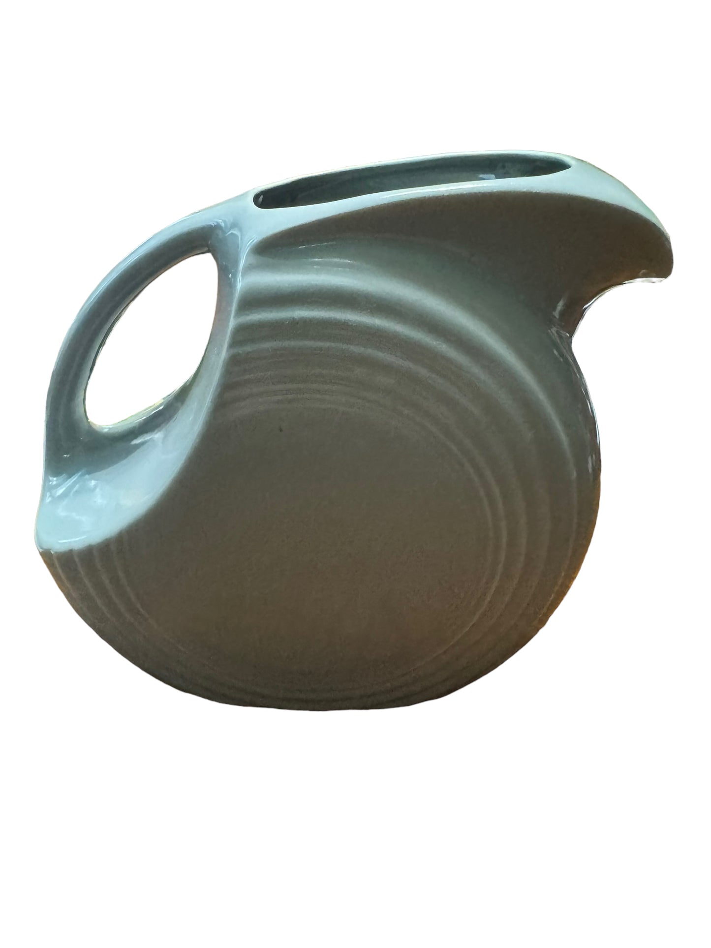 Fiesta Vintage GREY Disk Pitcher - FULL SIZE