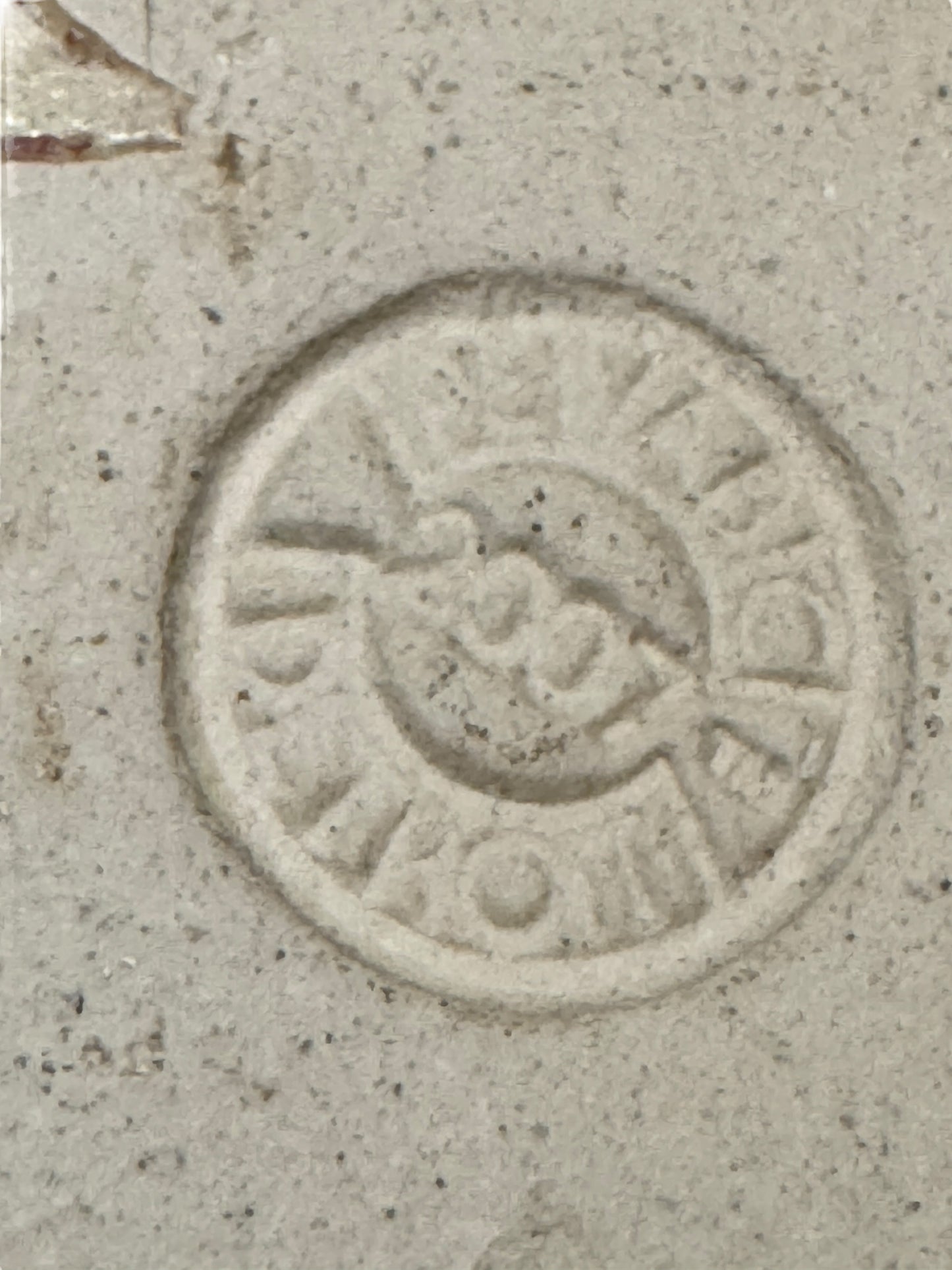 Pewabic 2007 Sea Green Wasp / Bee Tile