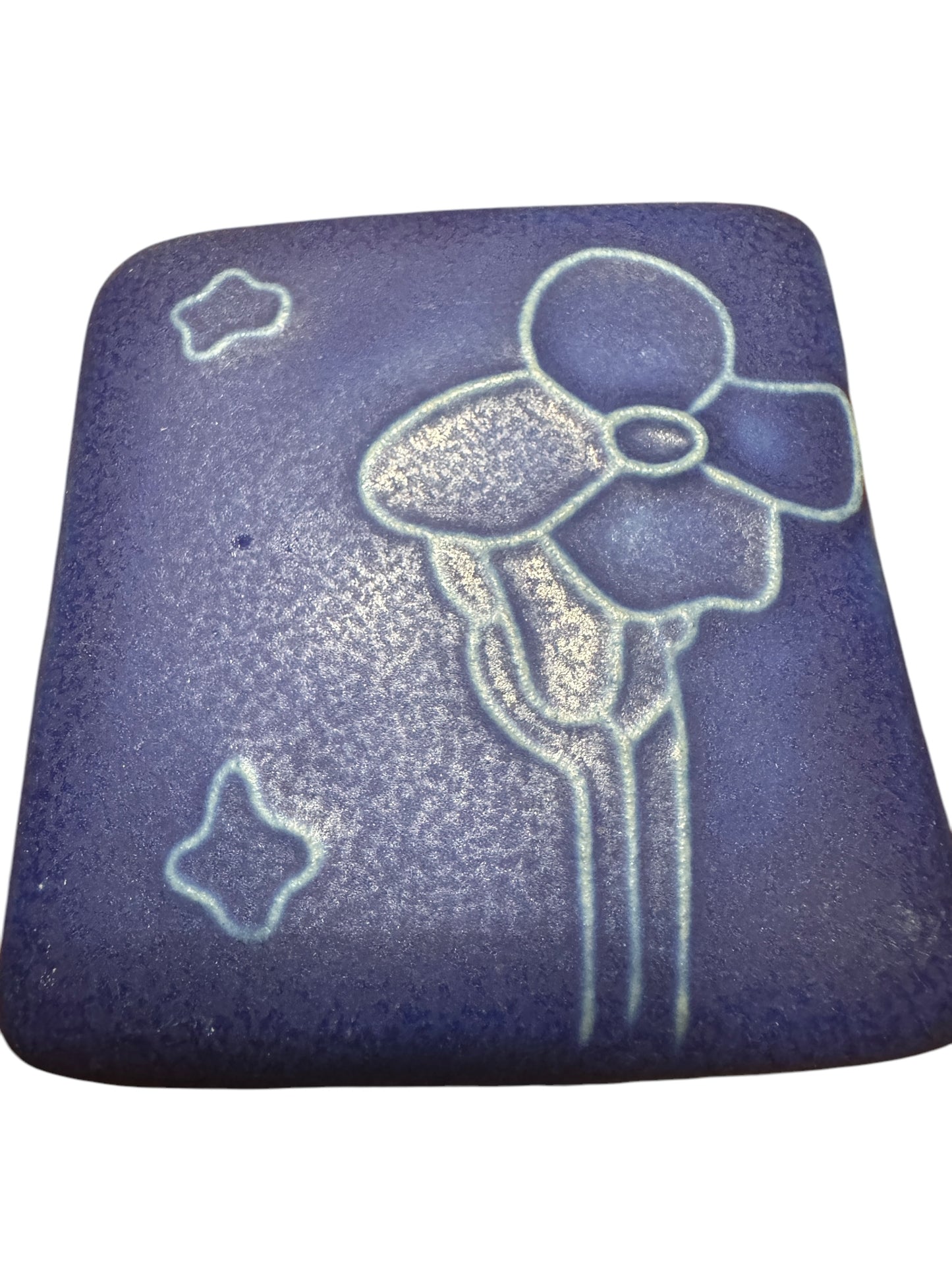 Pewabic 2011 Blue Flower Tile