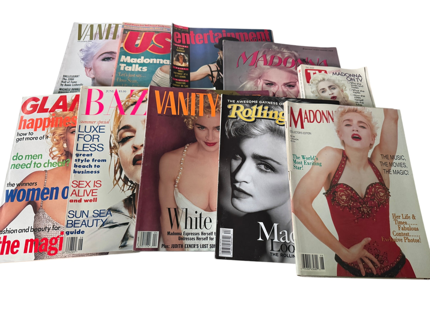 Huge Lot of 27 Early Madonna Magazines from Early 80s +