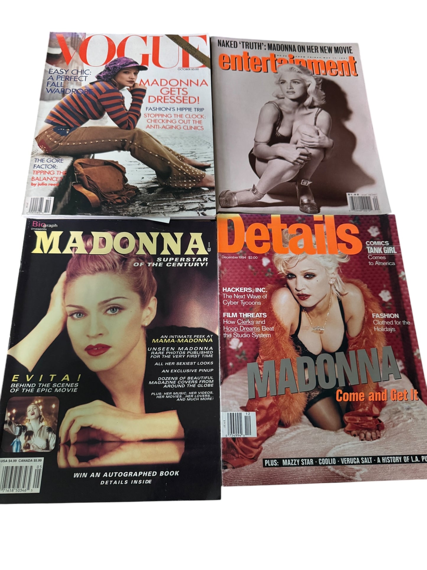 Huge Lot of 27 Early Madonna Magazines from Early 80s +