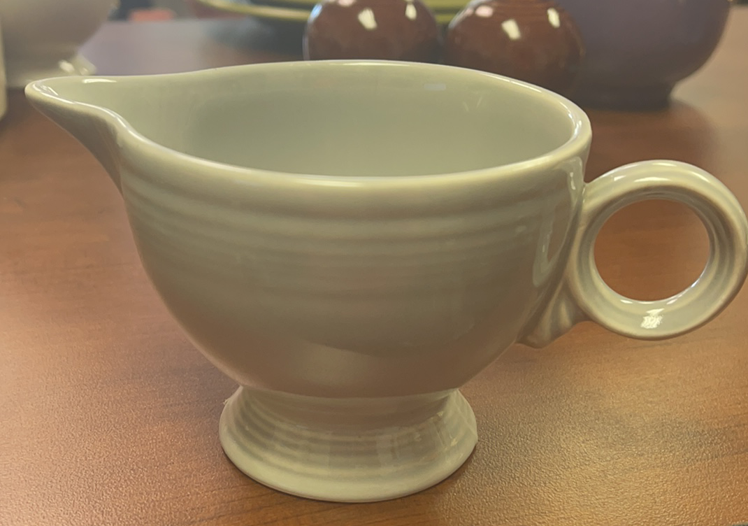 Fiesta Grey Creamer Vintage