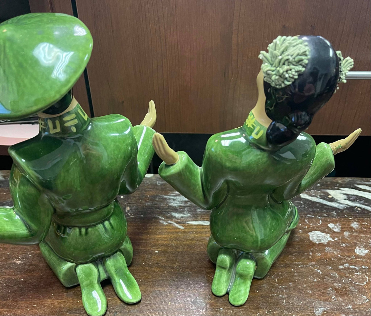 Vintage Yona Pottery of California Ceramic Asian-inspired Figurines