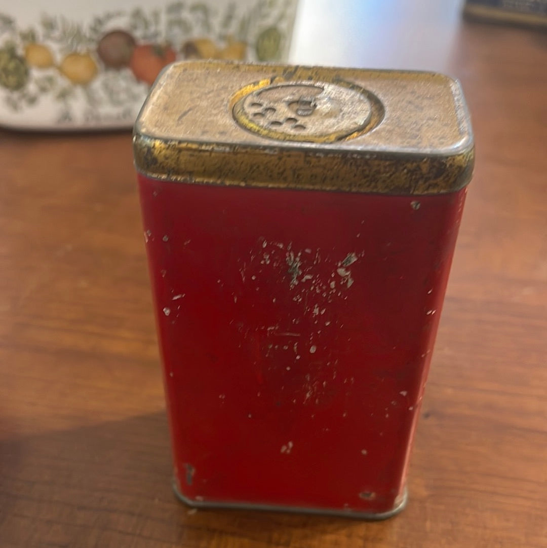 Vintage Just Rite Savory Spice Tin Detroit MI 2oz Asmus Bros.