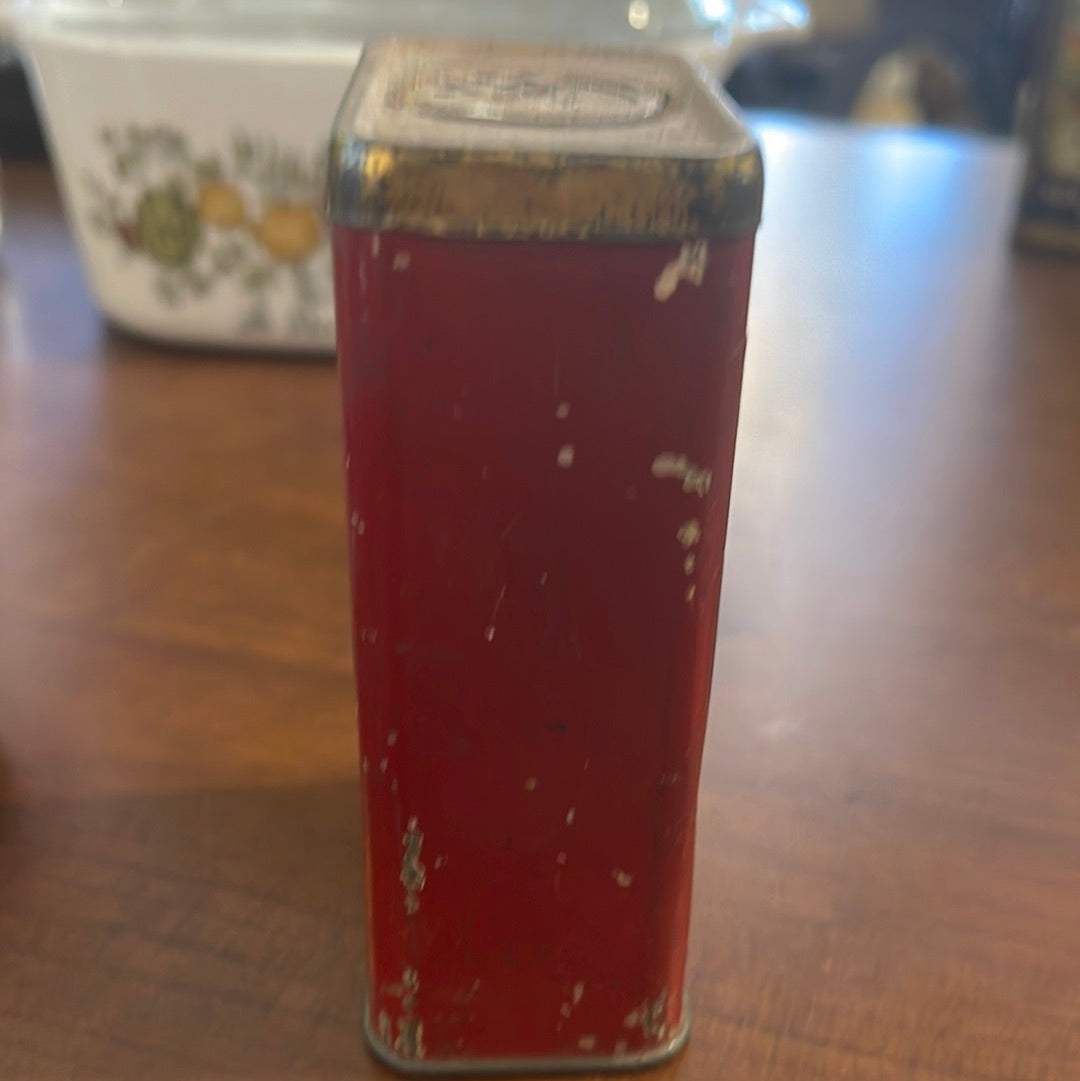 Vintage Just Rite Savory Spice Tin Detroit MI 2oz Asmus Bros.