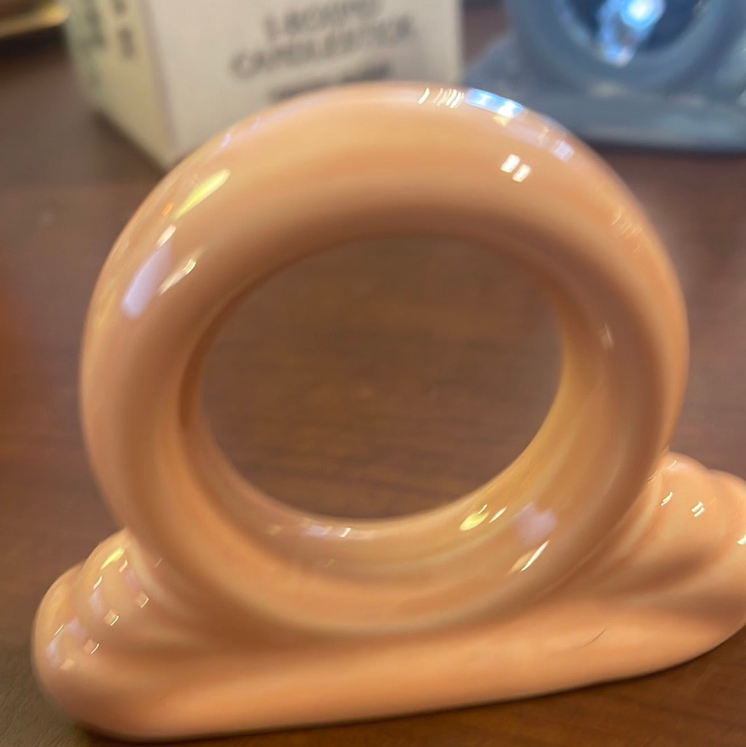 Fiesta Napkin Ring in Apricot