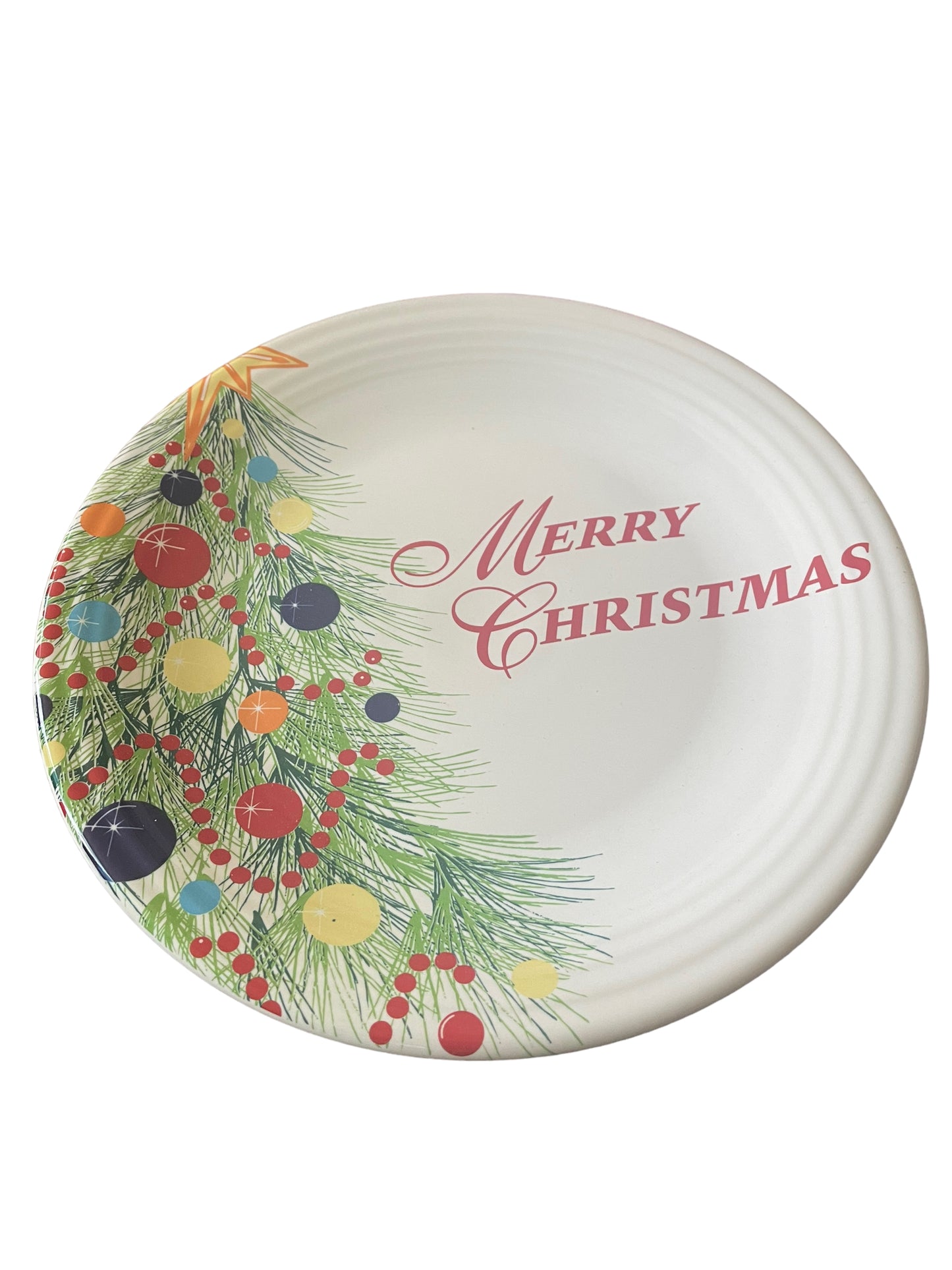 Fiesta Salary Employee 2018 Holiday Xmas Chop Plate with 2 Bistro Latte Mugs