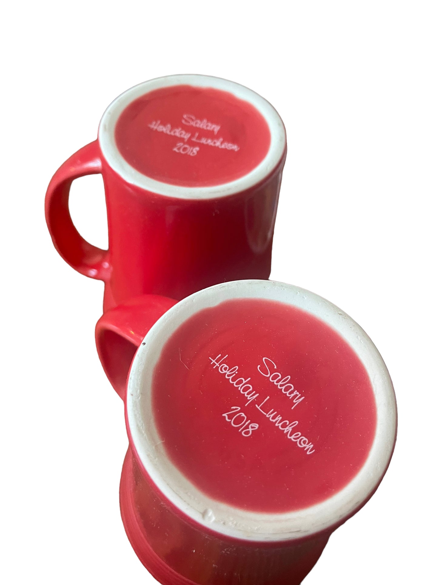 Fiesta Salary Employee 2018 Holiday Xmas Chop Plate with 2 Bistro Latte Mugs