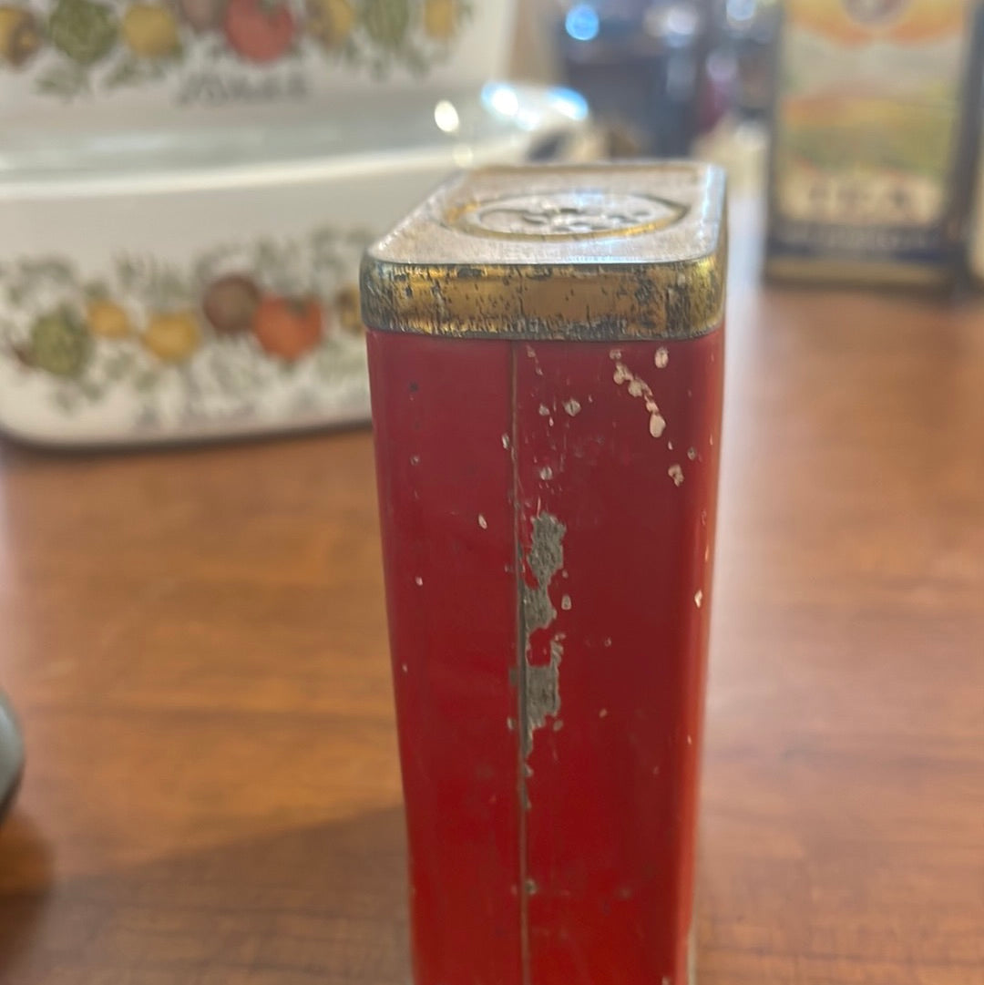 Vintage Just Rite Savory Spice Tin Detroit MI 2oz Asmus Bros.