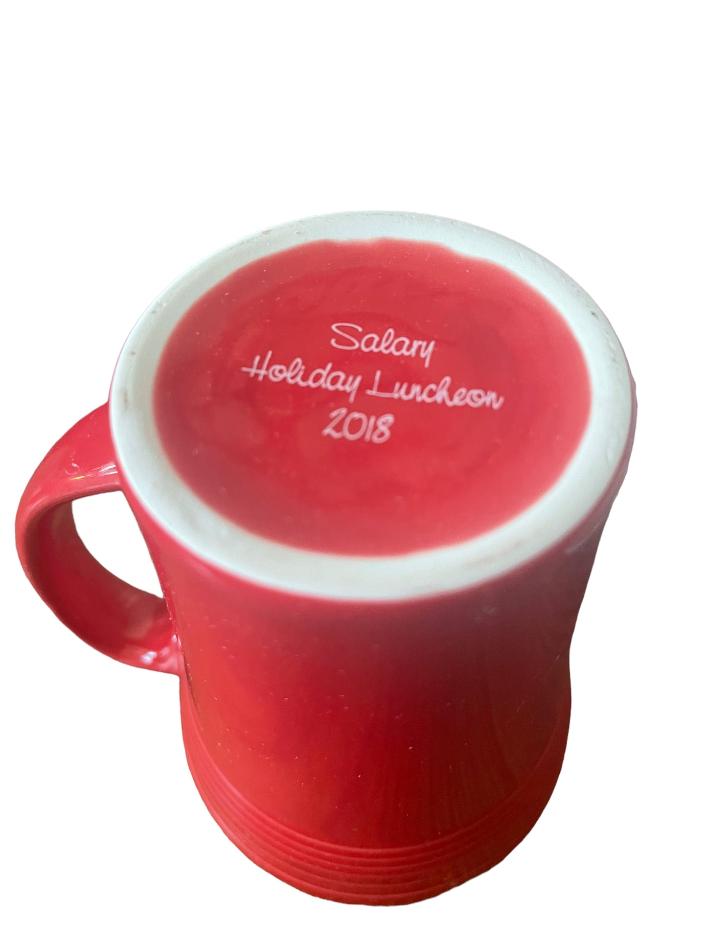 Fiesta Salary Employee 2018 Holiday Xmas Chop Plate with 2 Bistro Latte Mugs