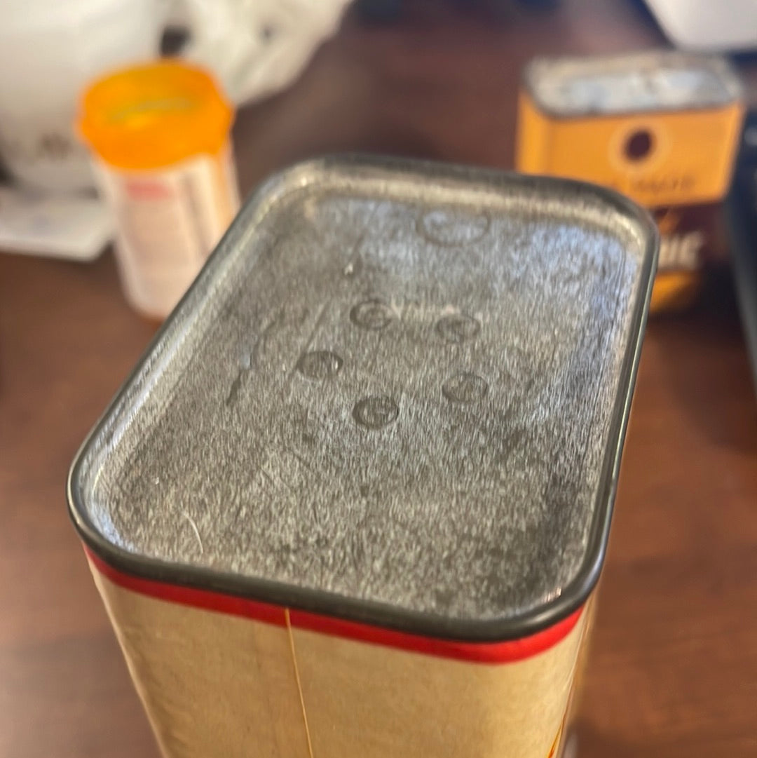Vintage LARGE Spice Tin Florence Nightingale Pepper 8 OZ La Selle Mfg. Chicago IL
